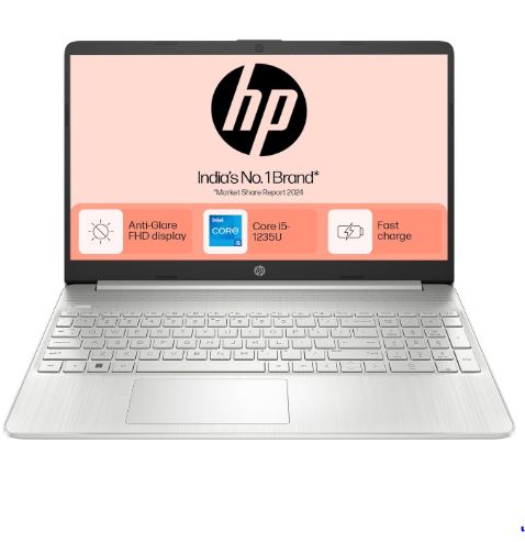  🌟BRAND NEW-HP 15s Laptop 12th Gen  🌟Intel Core i5-1235U 🌟8GB DDR4 🌟512GB SSD 🌟(Win 11 🌟Office 21 🌟 Silver 🌟15.6-inch FHD 🌟 Intel UHD Graphics 🌟 HD Camera 🌟 Backlit KB 🌟