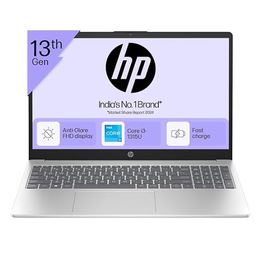 BRAND NEW HP 15🌟 13th Gen Intel Core i3-1315U🌟 8GB DDR4🌟512GB SSD🌟 (Win 11🌟 Office 21🌟 Grey🌟 1.59kg)🌟 Anti-Glare🌟 Micro-Edge🌟15.6-inch(39.6cm)🌟 FHD Laptop🌟 Intel UHD Graphics🌟1080p FHD Camera🌟