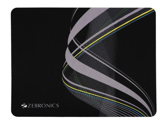  ZEBRONICS MSP-X1 Mouse Pad, for Speed and Precision Operation, Smooth Cloth Surface, Roll and Go, Optimised for All Mouse Sensors, Anti Slip Rubber Base,...