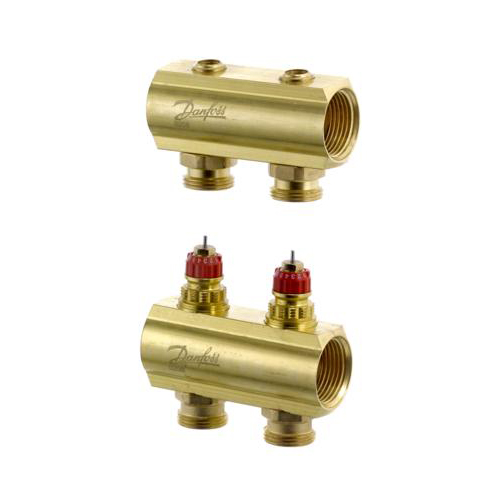 Колектор латунний Danfoss FHF