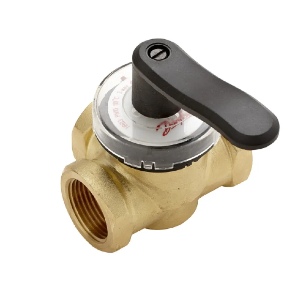 Поворотный трехходовой клапан Danfoss HRB3