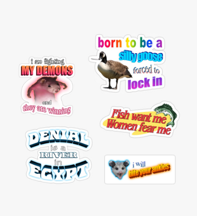 Unhinged - Sticker Pack