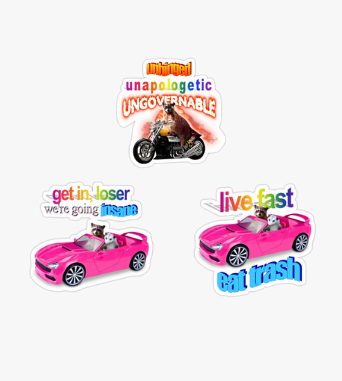 Deranged & Insane - Sticker Pack