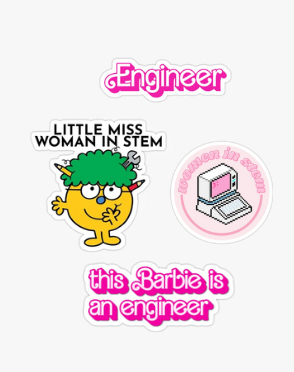 STEM Girlie - Sticker Pack