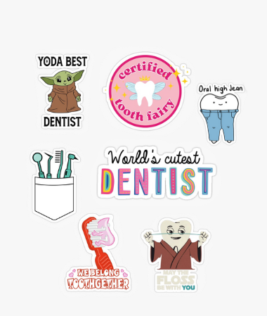 Miss Dentist - Sticker Pack