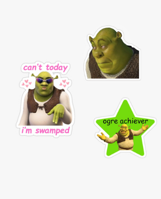 Shrek Happens - Sticker Pack