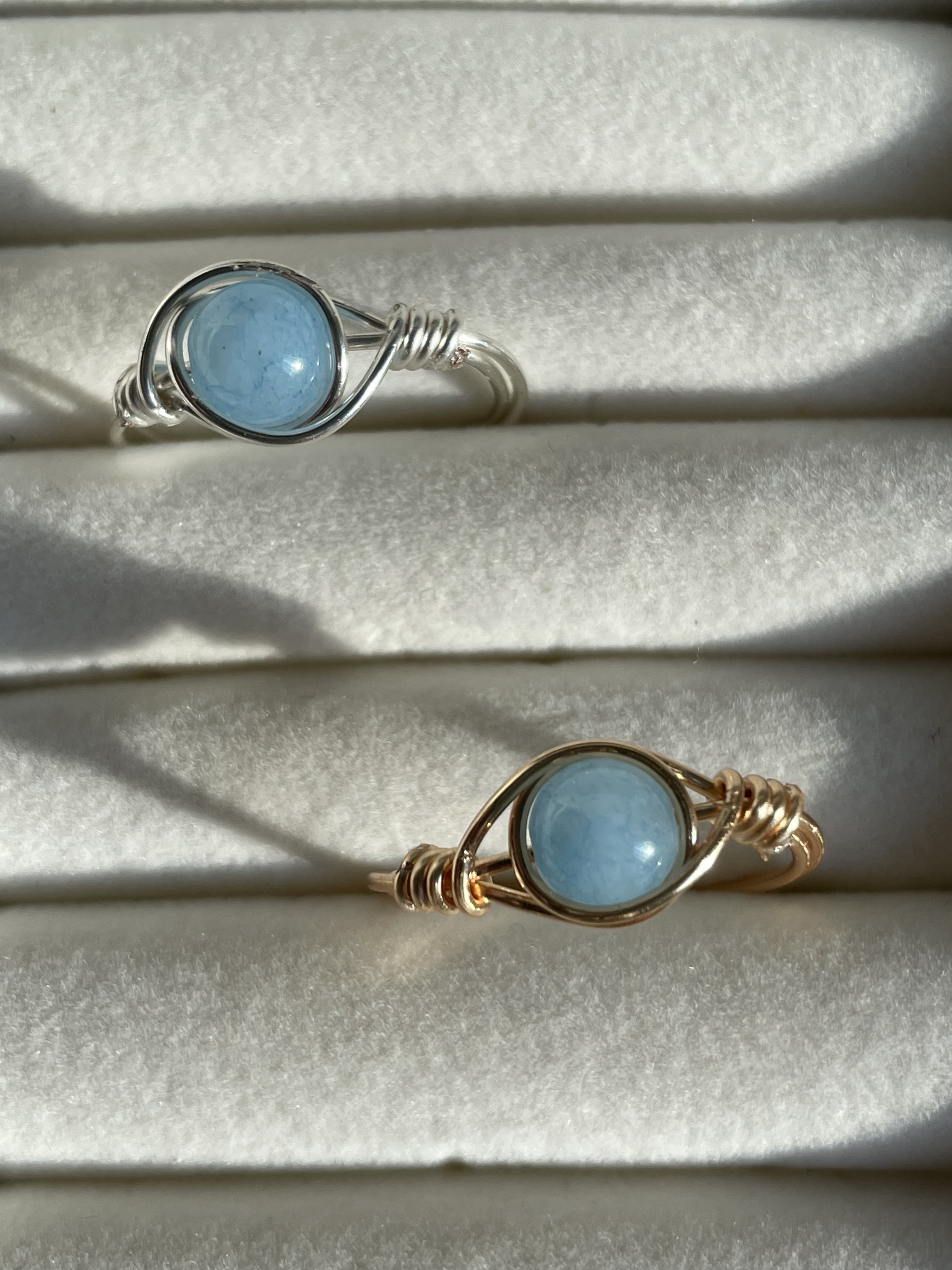 Aquamarine Zayra Ring