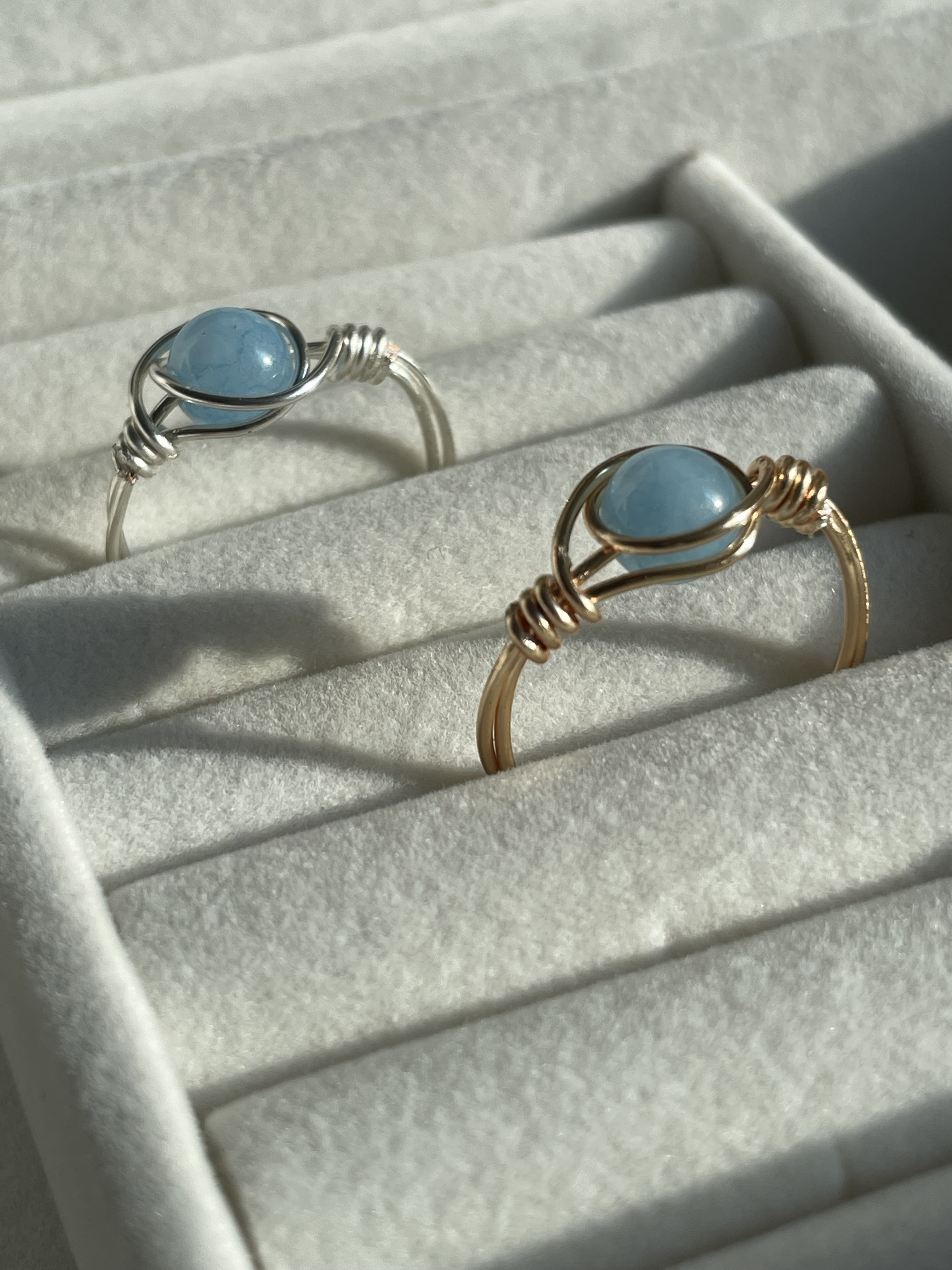 Aquamarine Zayra Ring