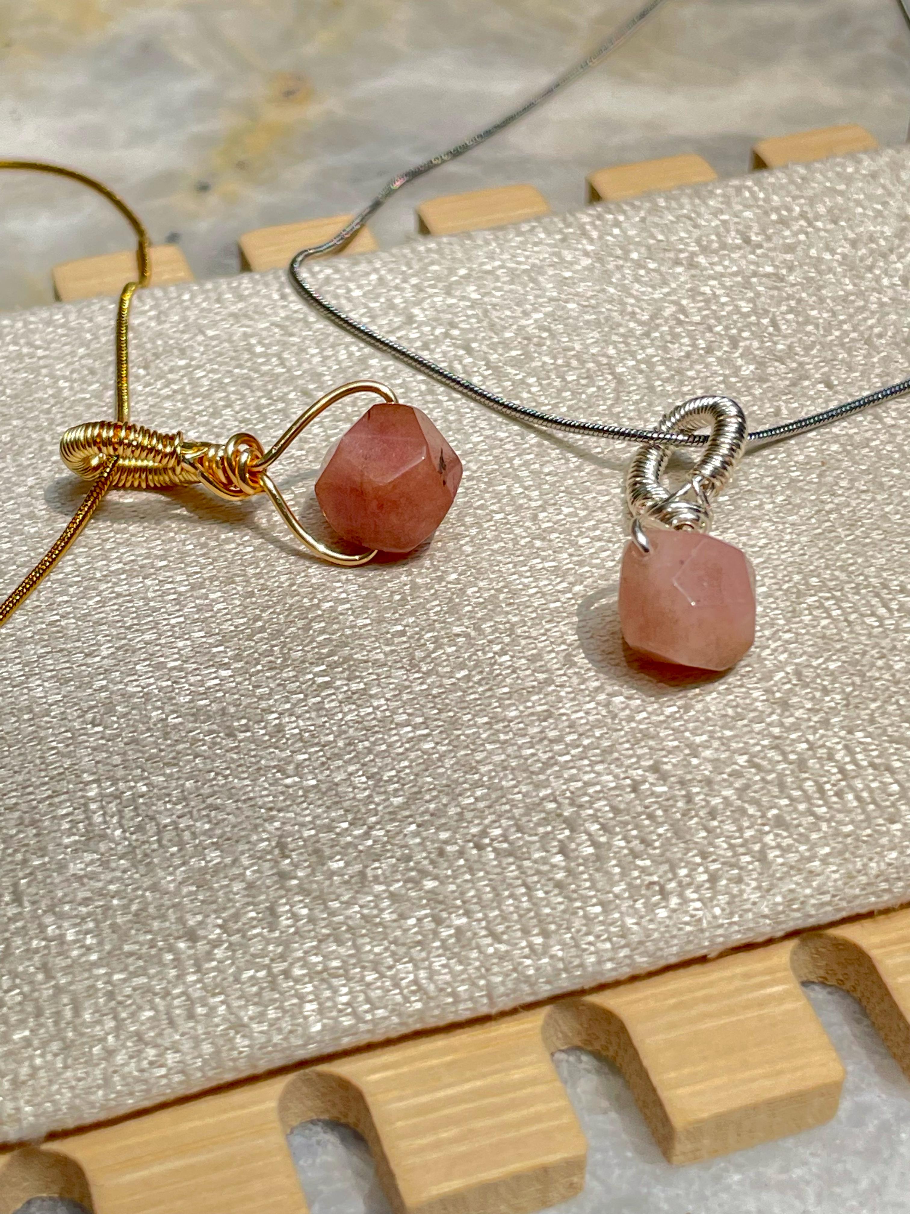 Morganite Vara Pendant