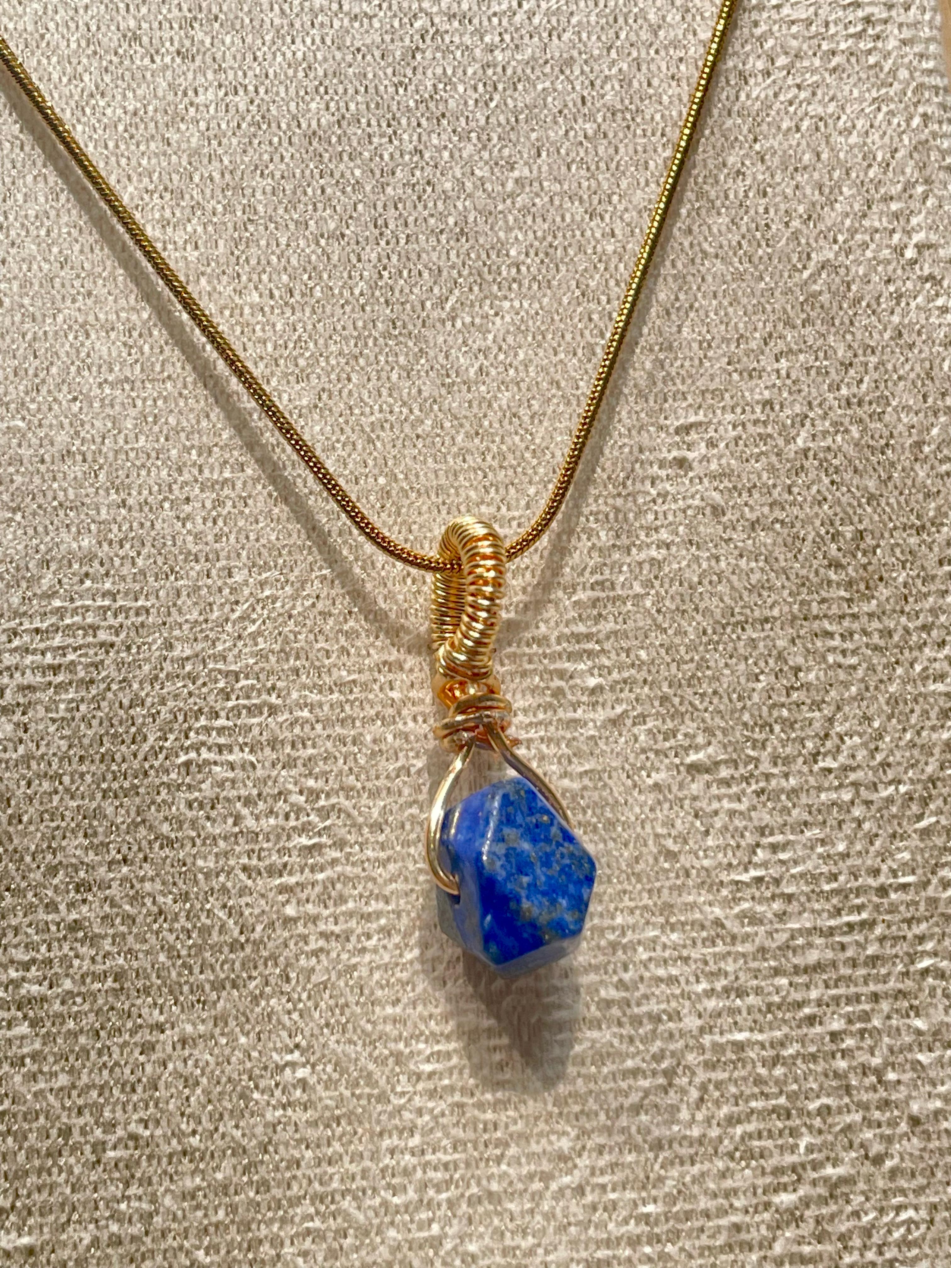 Lapis Lazuli Vara Pendant