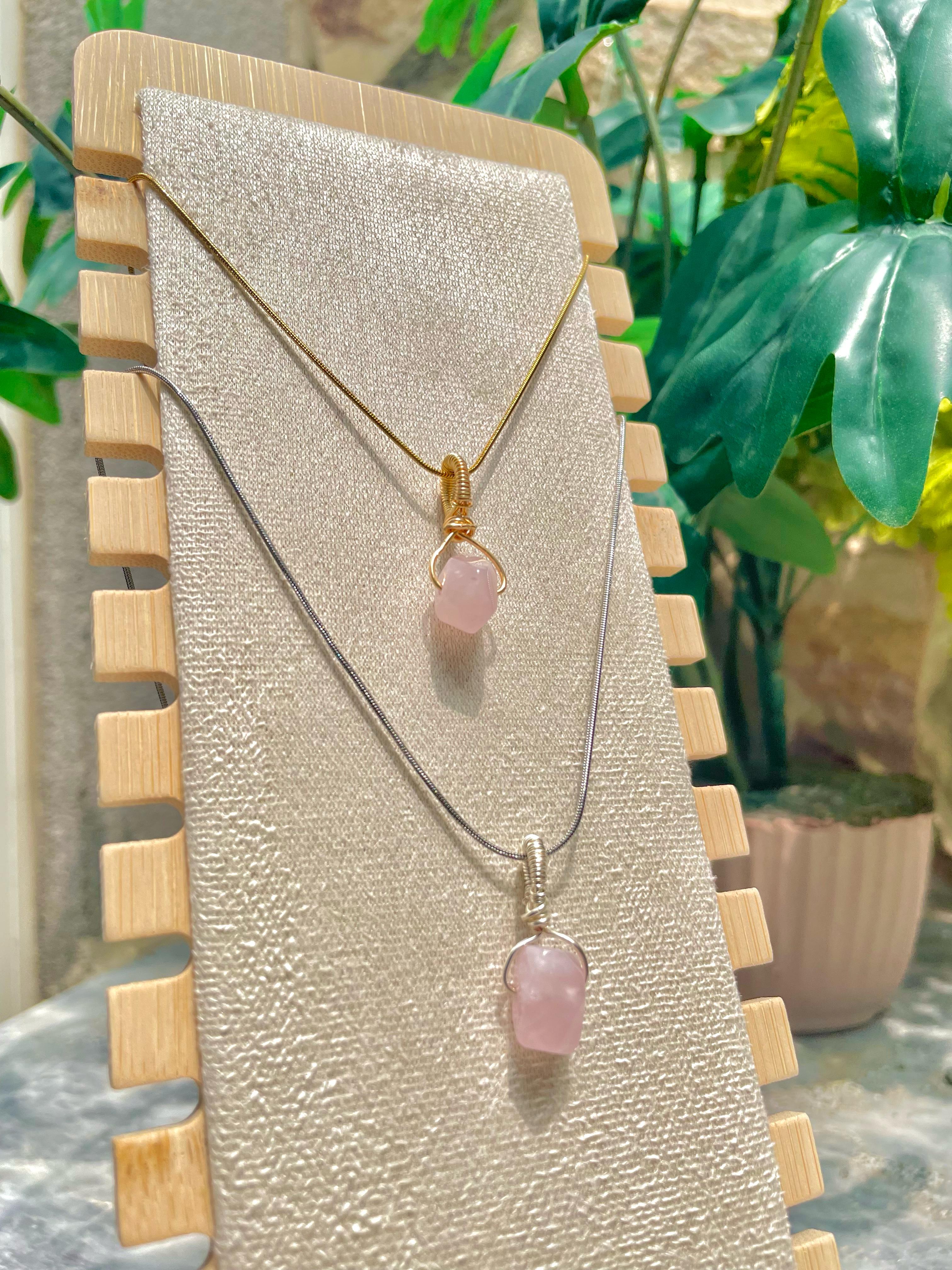 Rose Quartz Vara Pendant