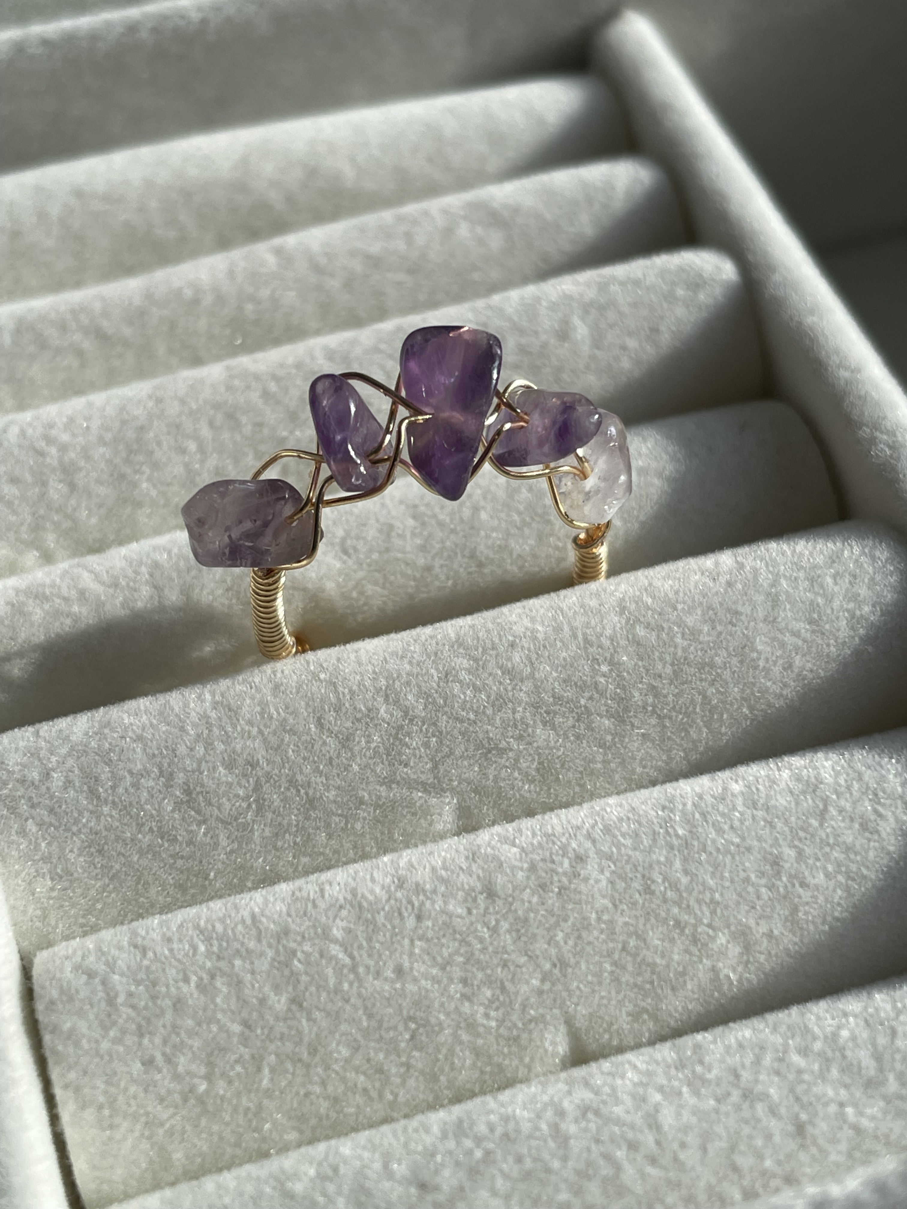 Crystal Braided Ring