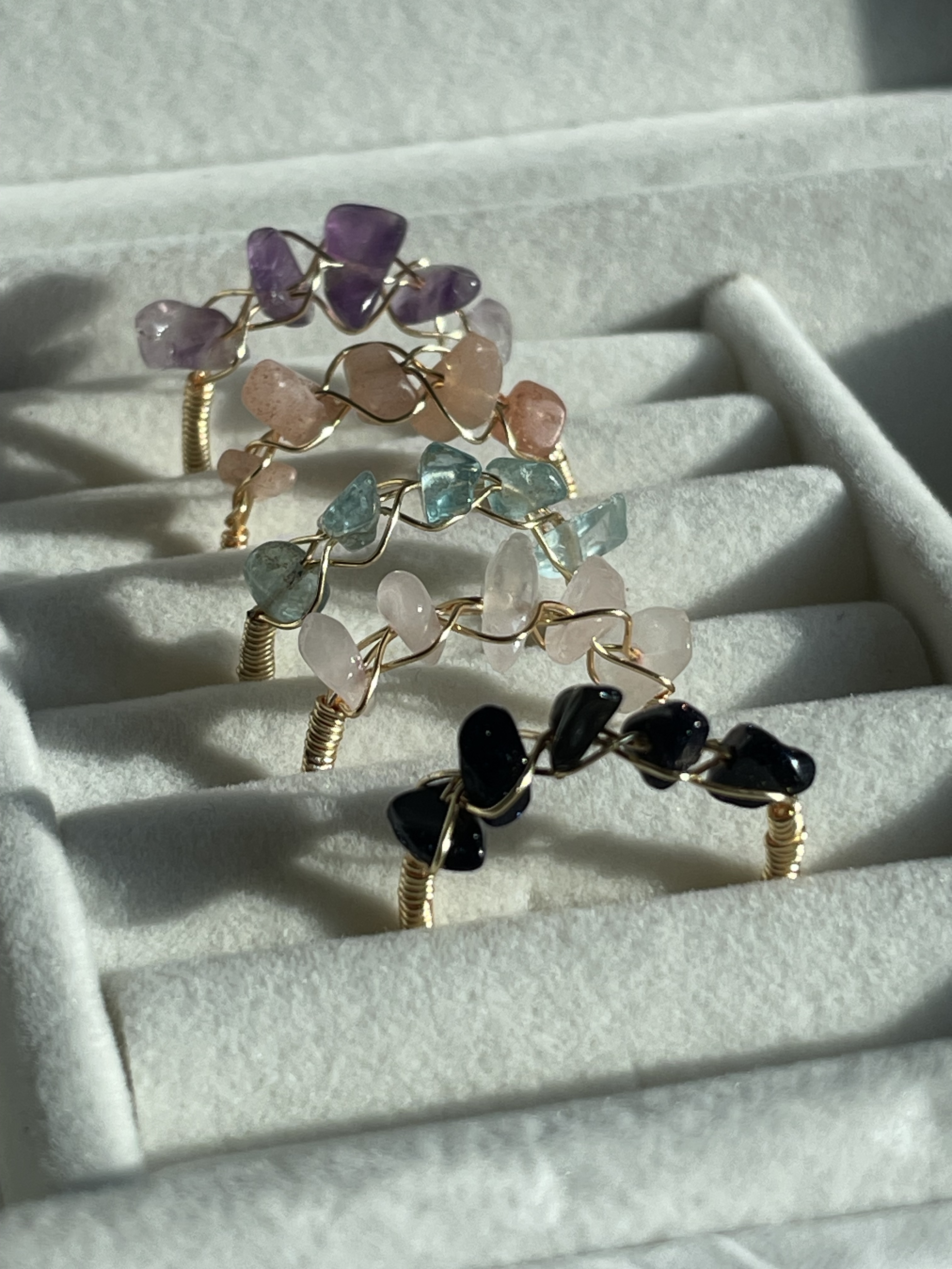 Crystal Braided Ring