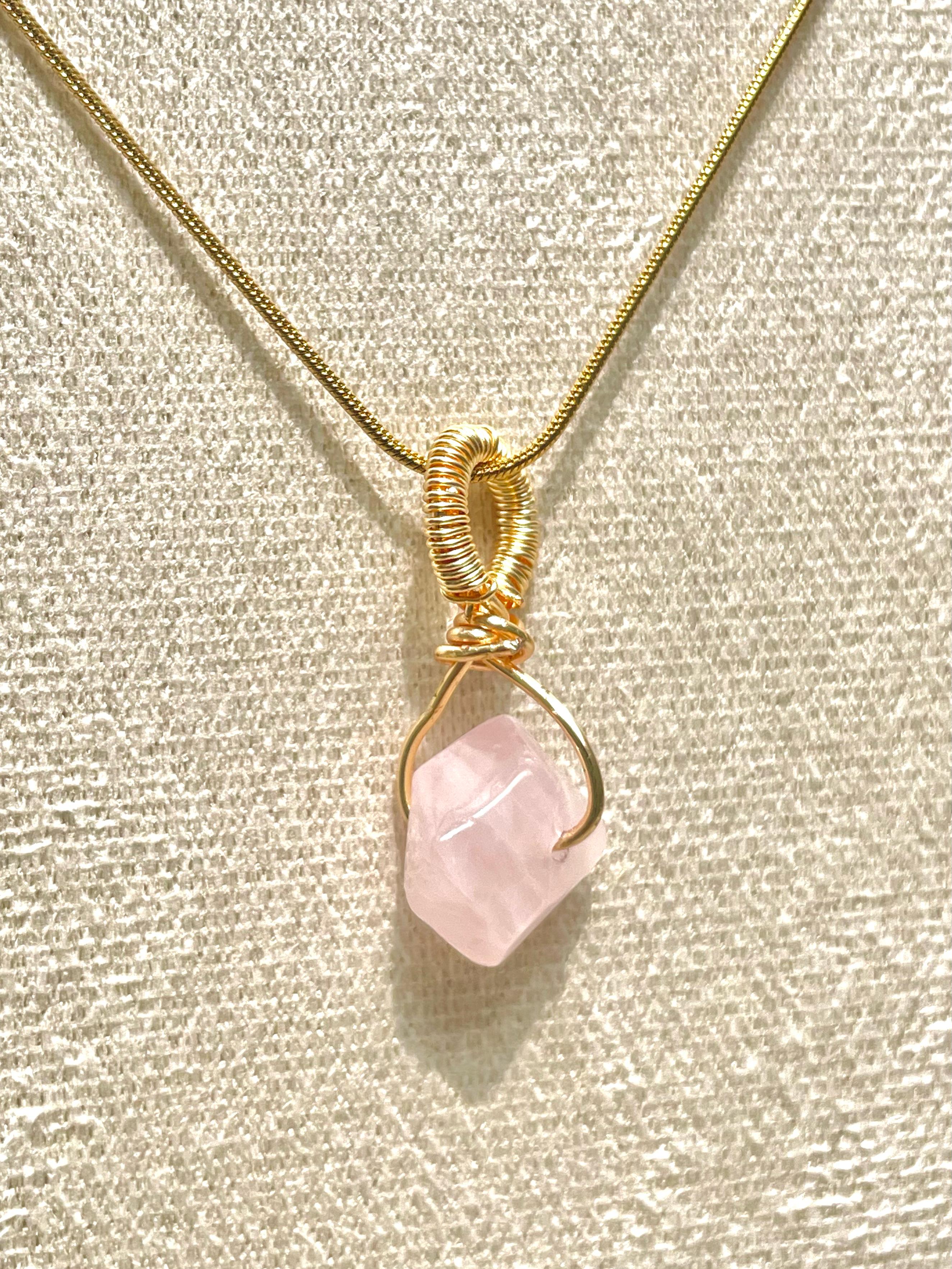 Rose Quartz Vara Pendant