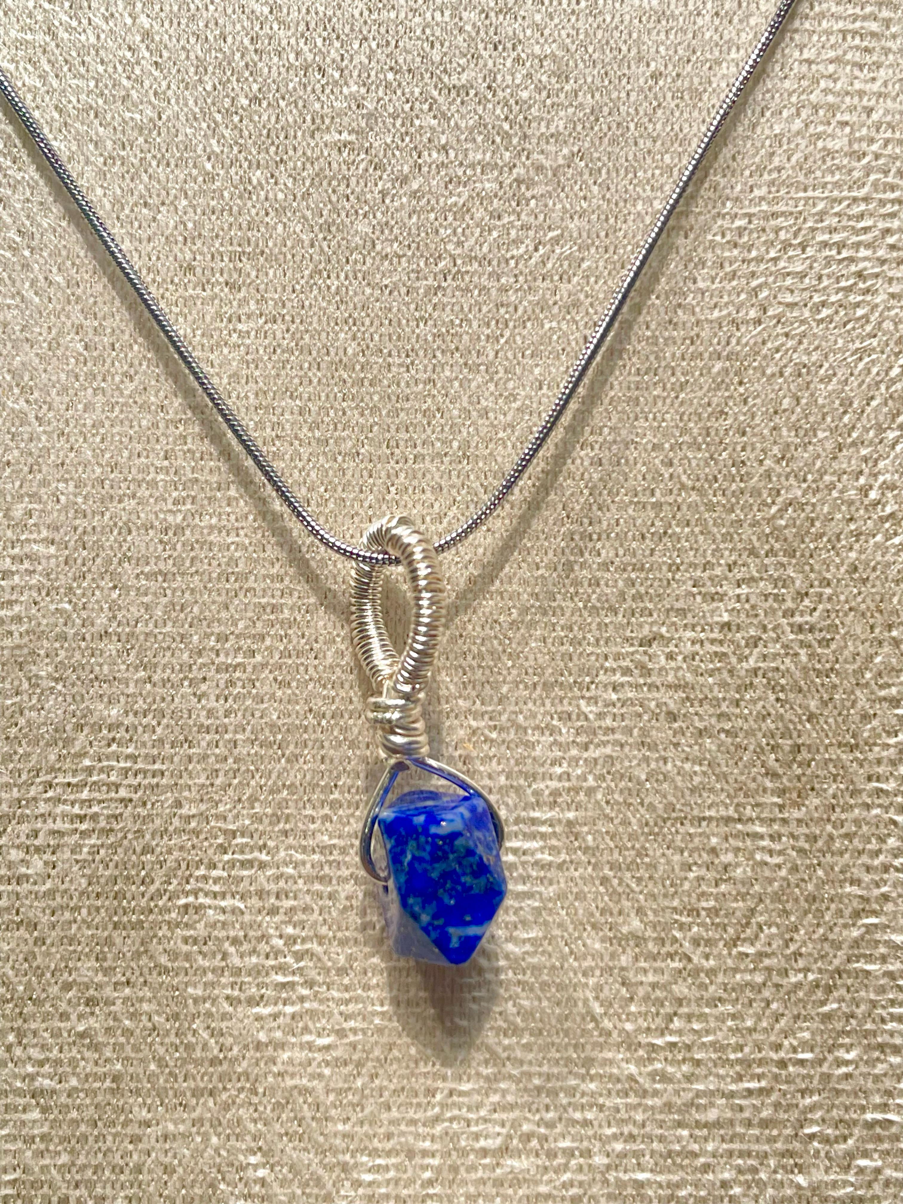Lapis Lazuli Vara Pendant