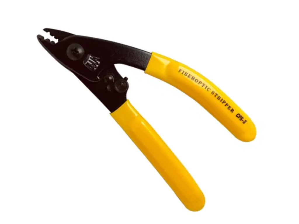 Alicate Decapador De Fibra Óptica Acrilato Cfs-3 Com 3 Furos