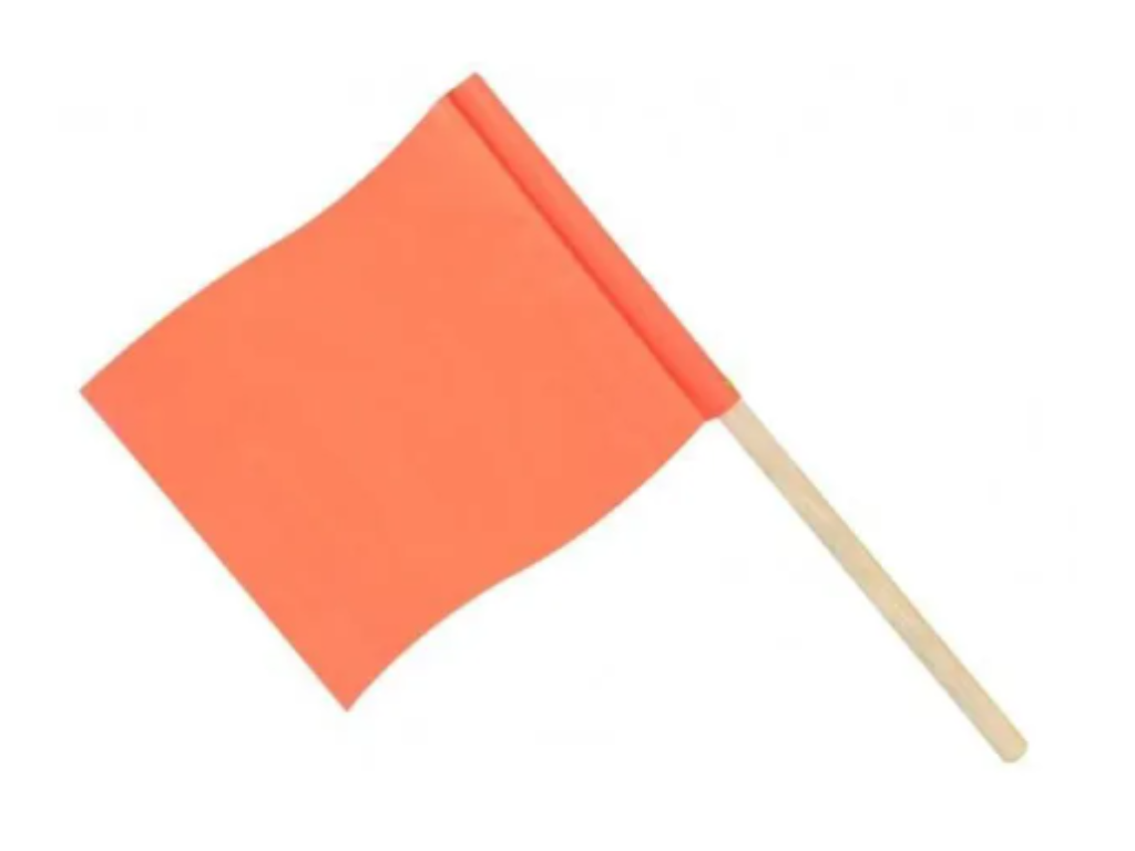 Bandeirola de sinalização de Cone