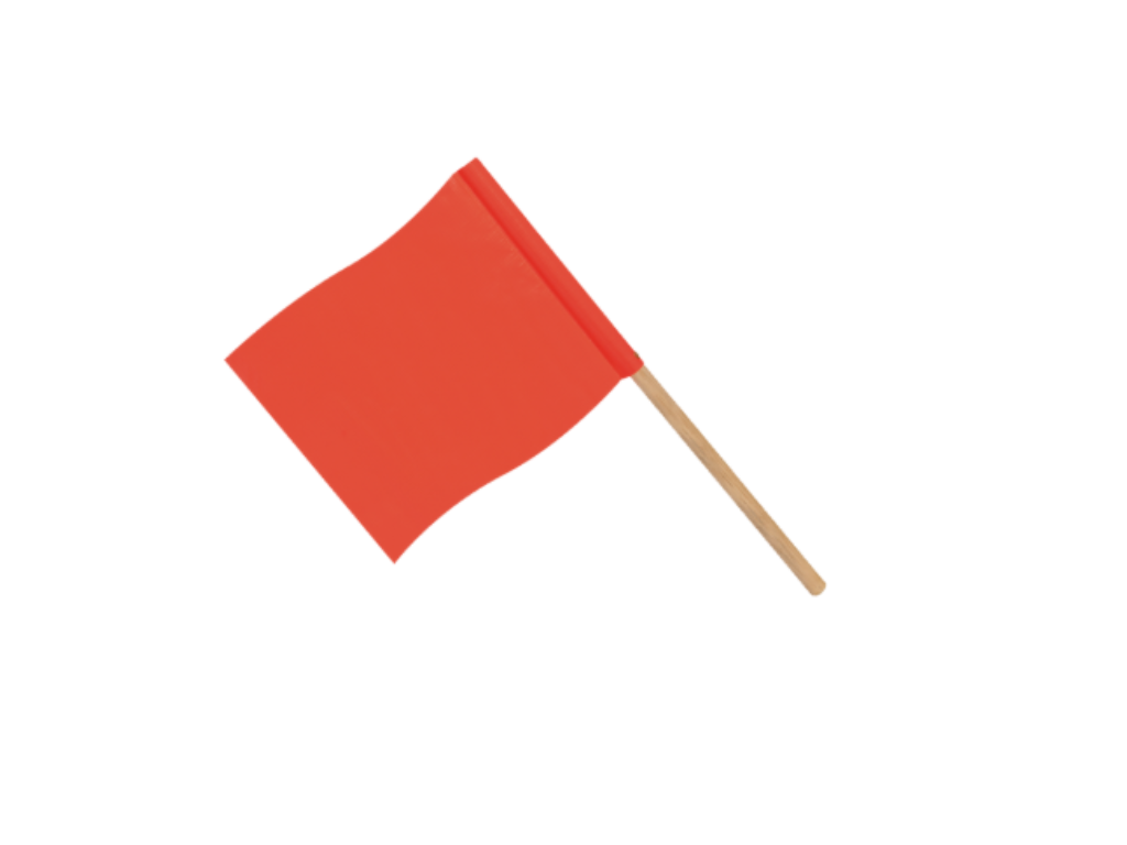 Bandeirola de sinalização de Cone