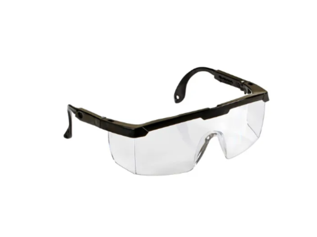 Oculos De Segurança Haste Ajustável Epi c/ C.A Lente Incolor