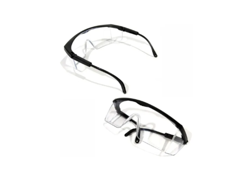 Oculos De Segurança Haste Ajustável Epi c/ C.A Lente Incolor