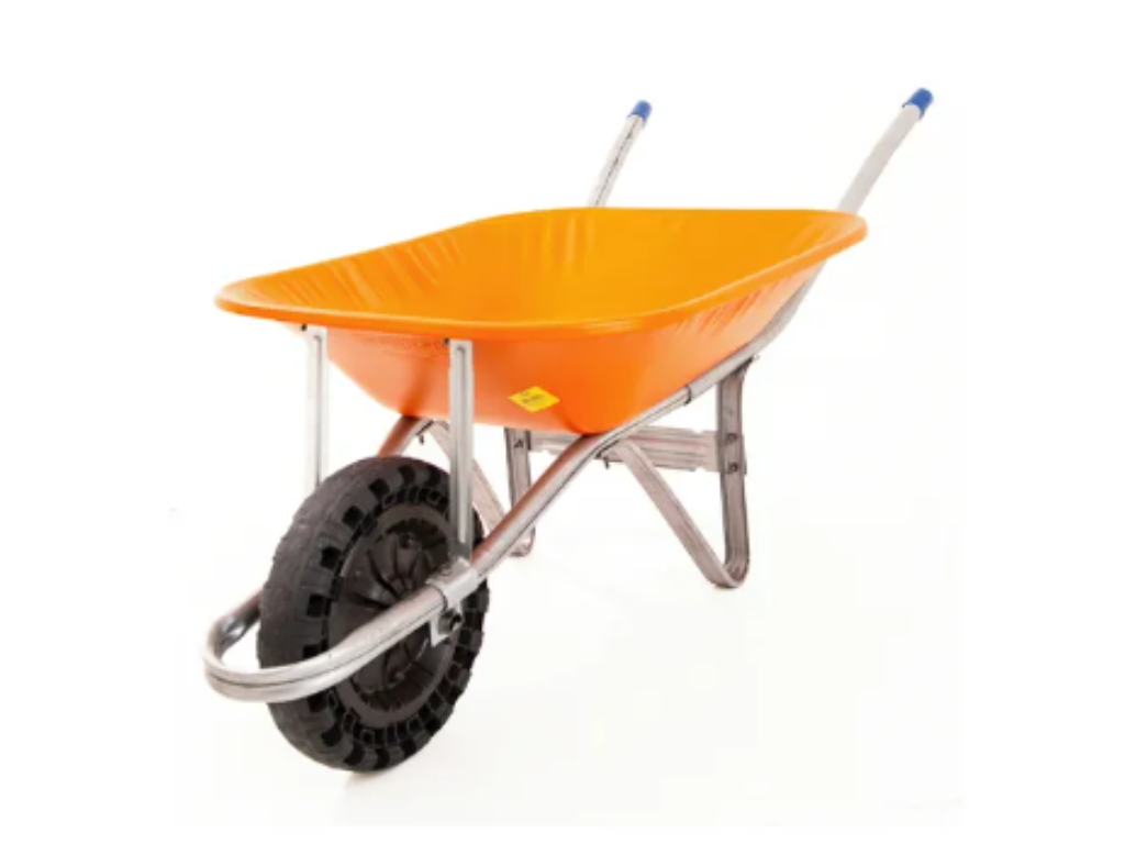 Carrinho De Mão Carriola Aço 60 L Com Pneu Maciço Ñ Fura