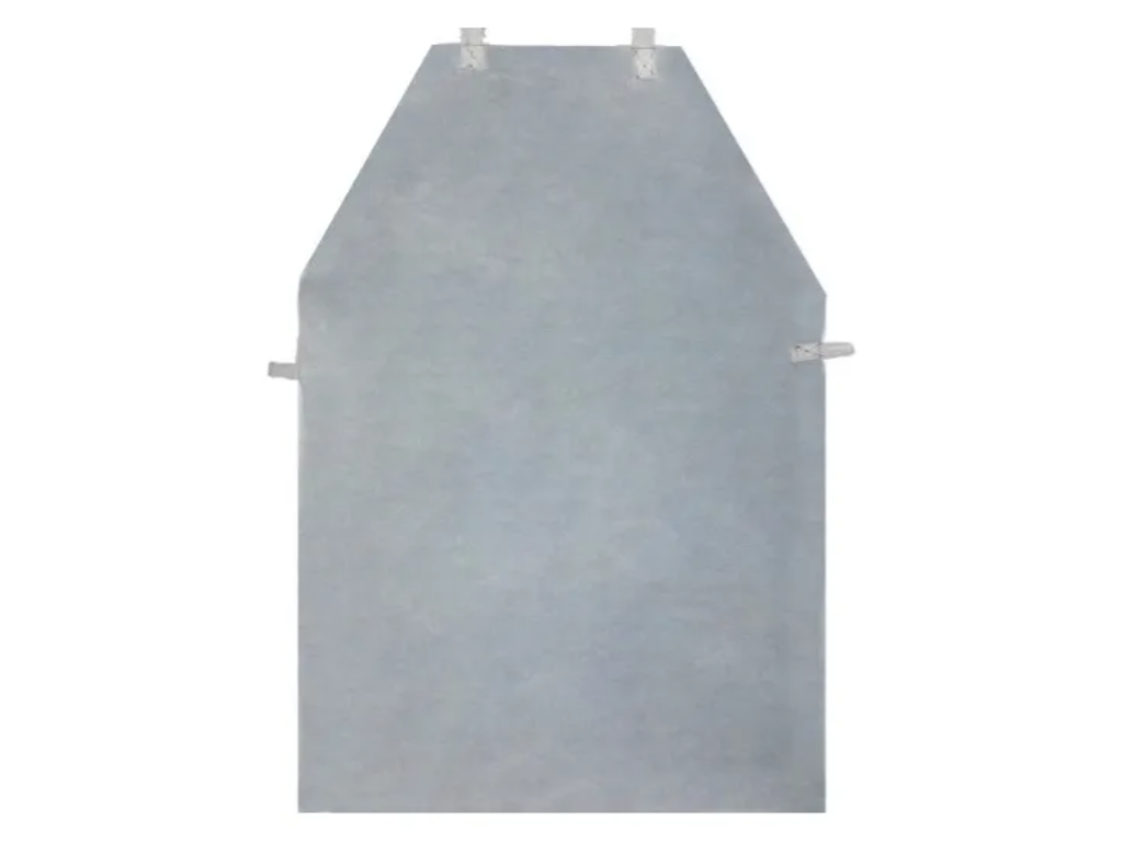 Avental de raspa soldador couro segurança proteção Epi Comercial Paulista 1,00x0,60