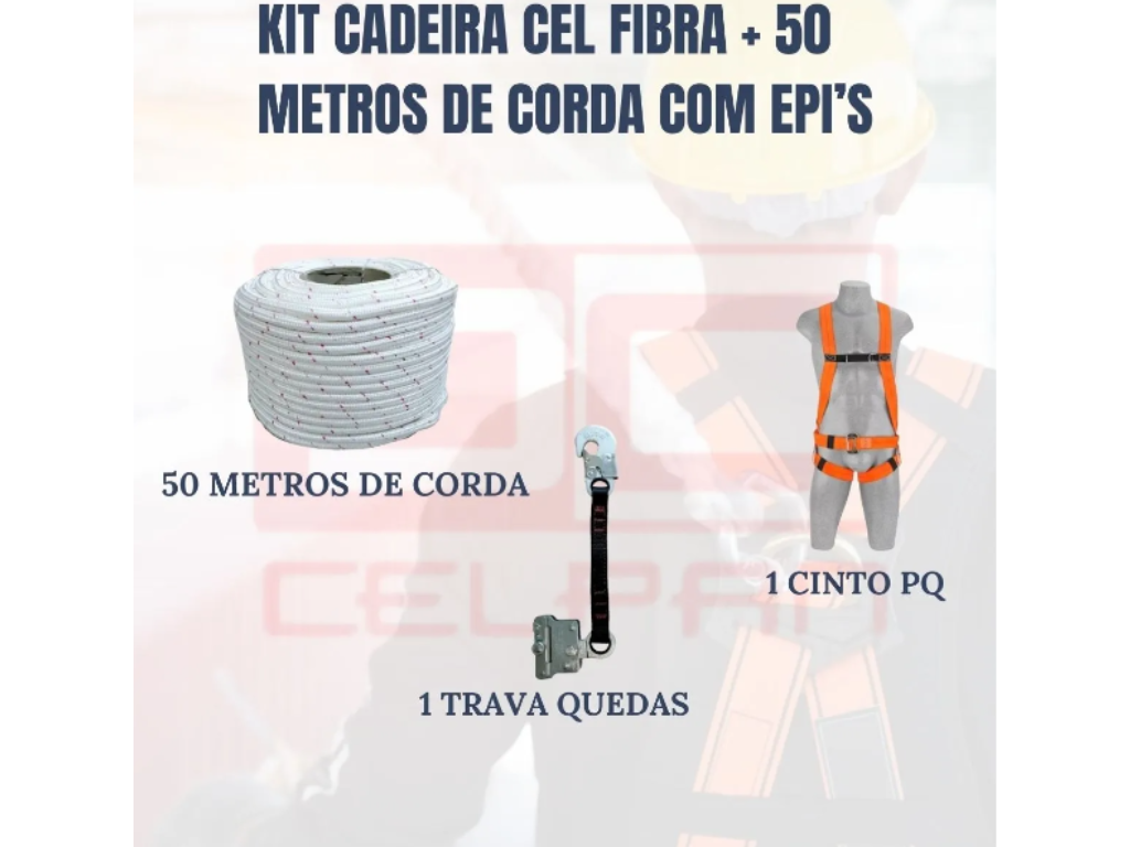 Kit Cadeira Assento Fibra P/ Pintura E Trabalho Em Altura