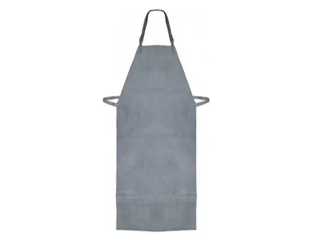 Avental de raspa soldador couro segurança proteção Epi Comercial Paulista 1,00x0,60