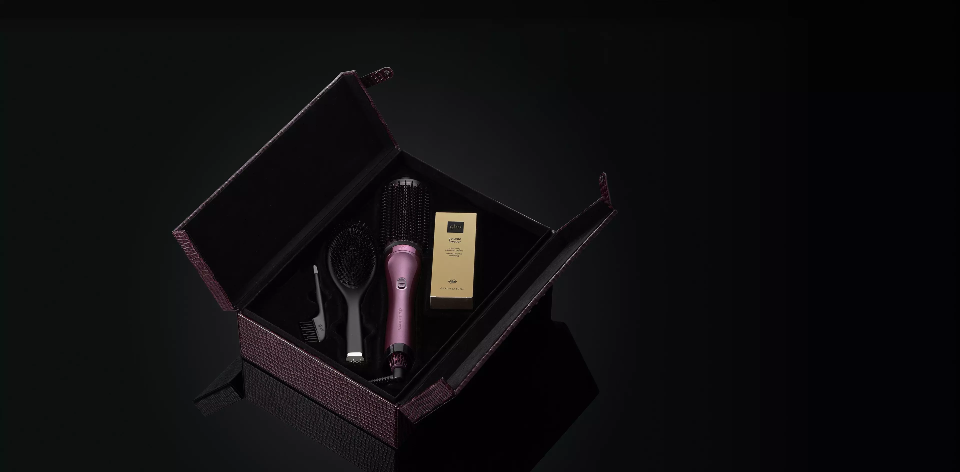 Coffret Brosse Soufflante GHD Duet Blowdry Bordeaux