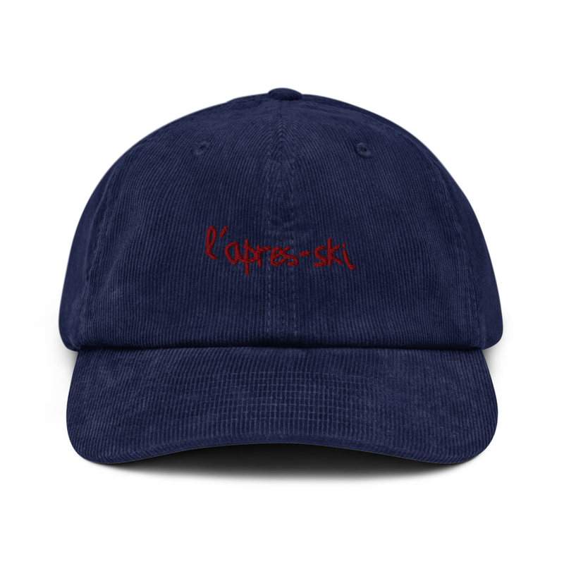 Gorra azul 'l'après-ski'