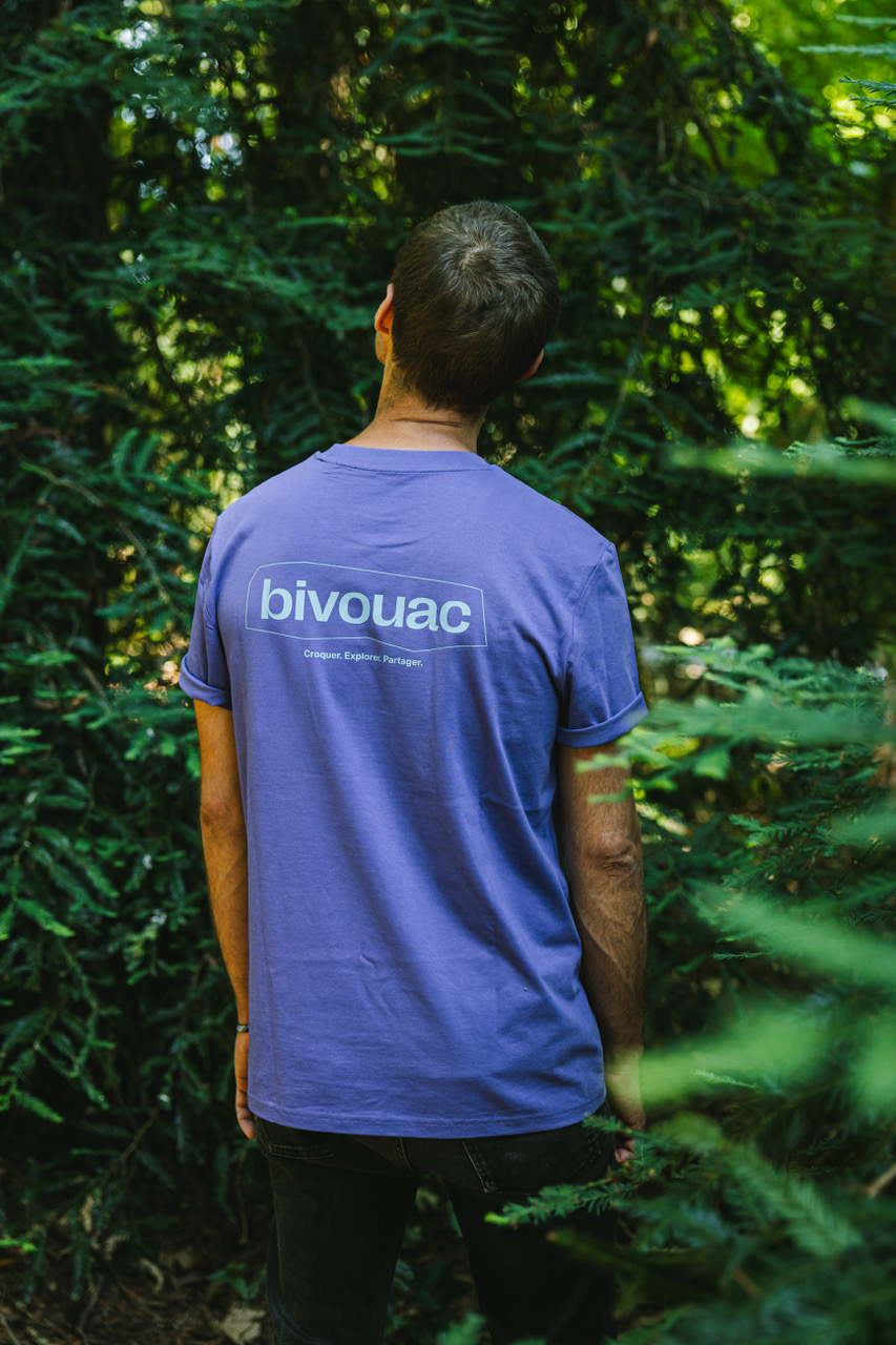 Tee-shirt Violet Bivouac
