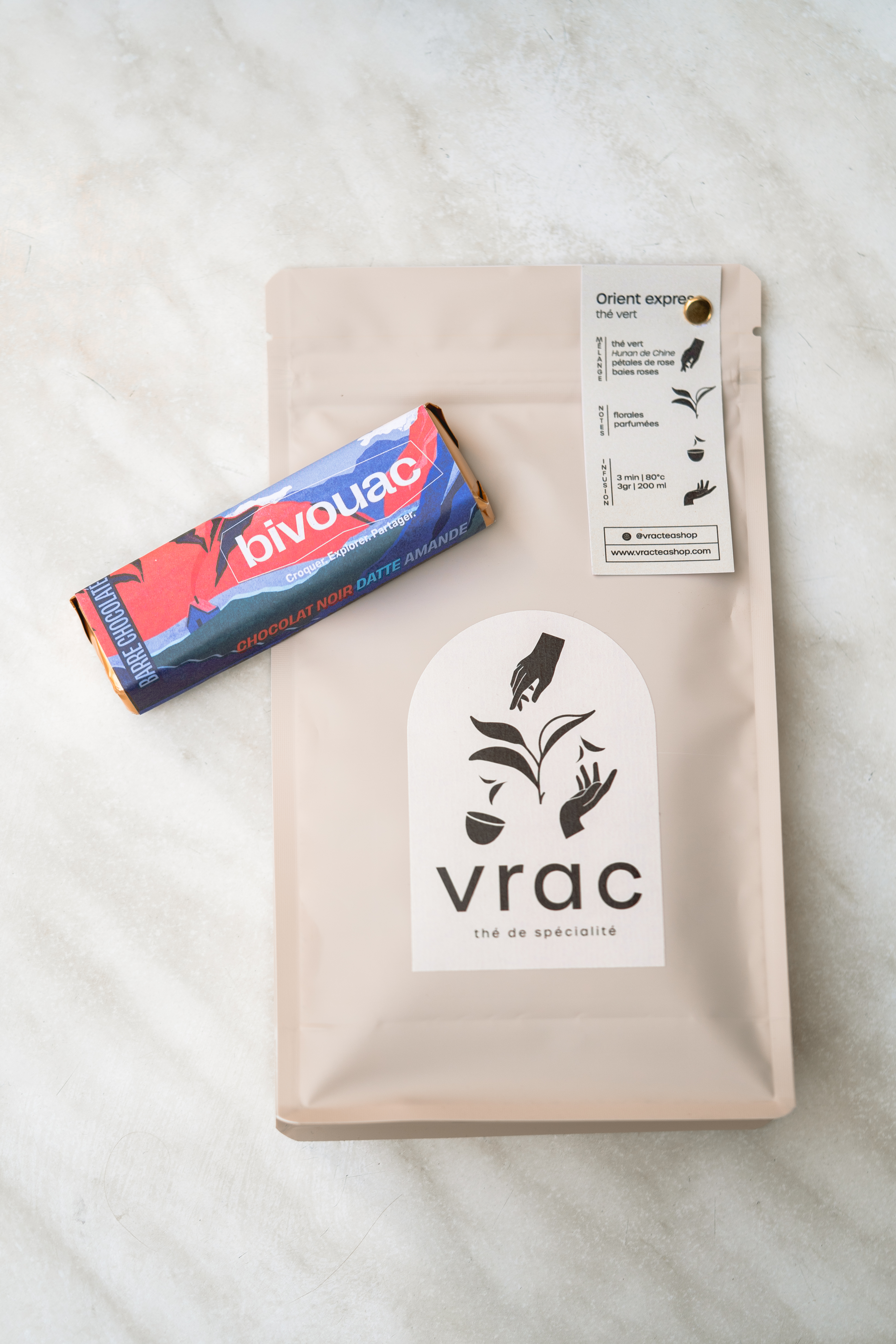 BIVOUAC X VRAC - LE PUR PAIRING CHOCOLAT X THÉ !