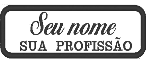 Bordado (Nome + Área)