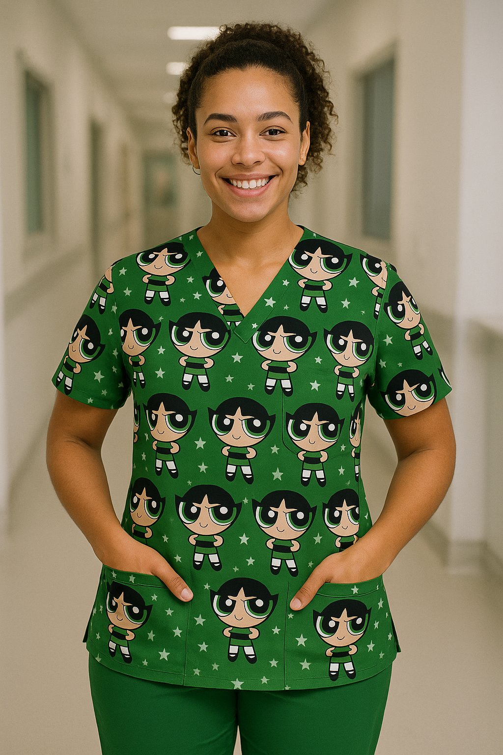 Pijama Cirúrgico PowerPuff Girls