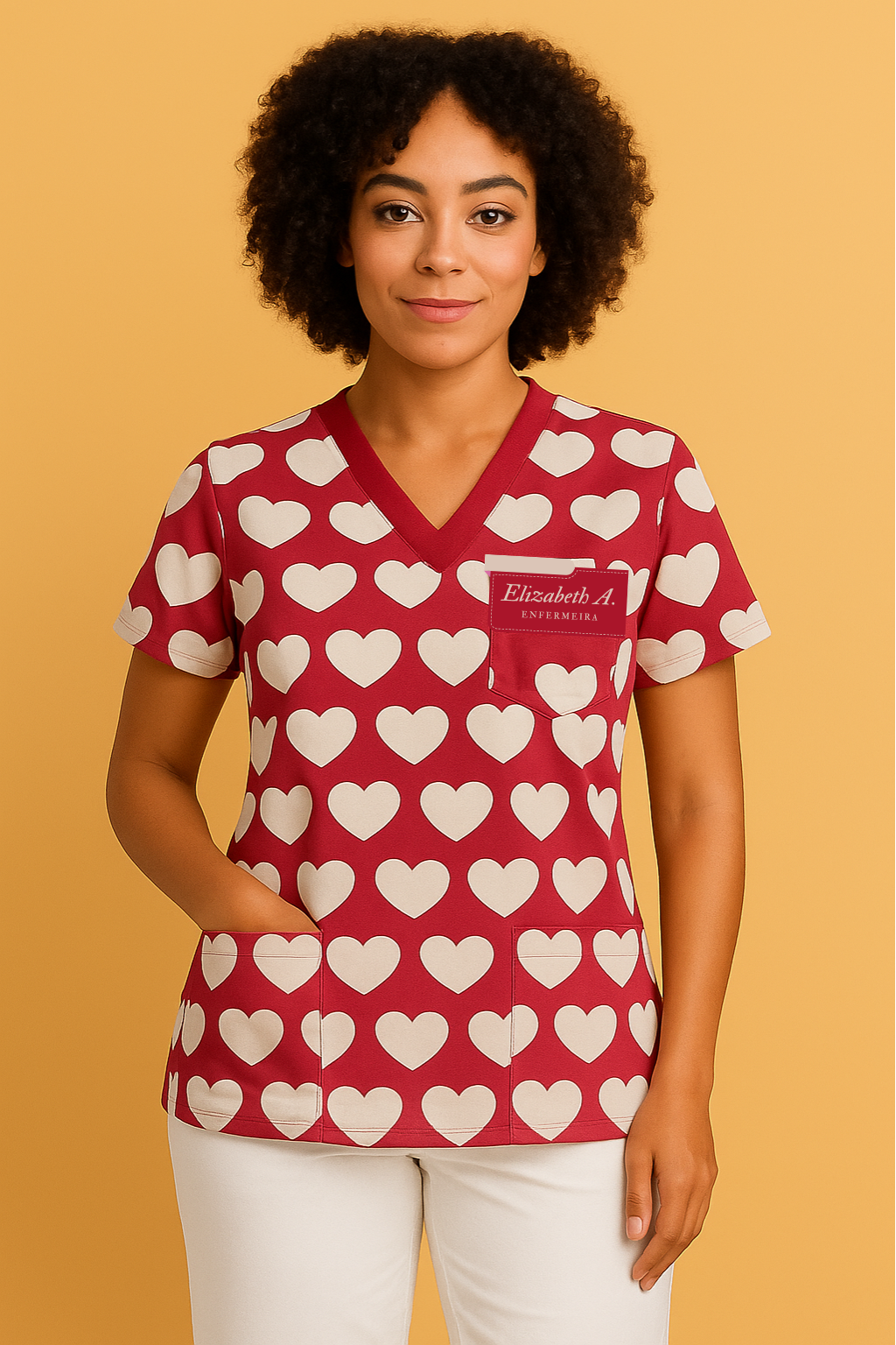 Pijama Cirúrgico Pink Heart II