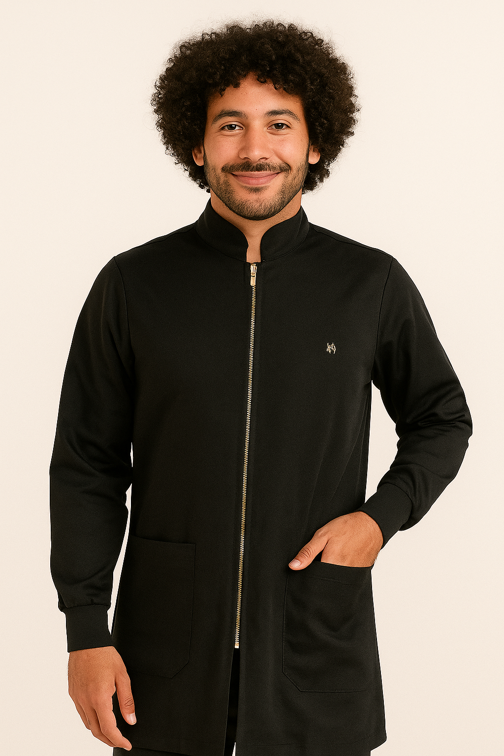 Jaleco gola padre (Manga comprida)