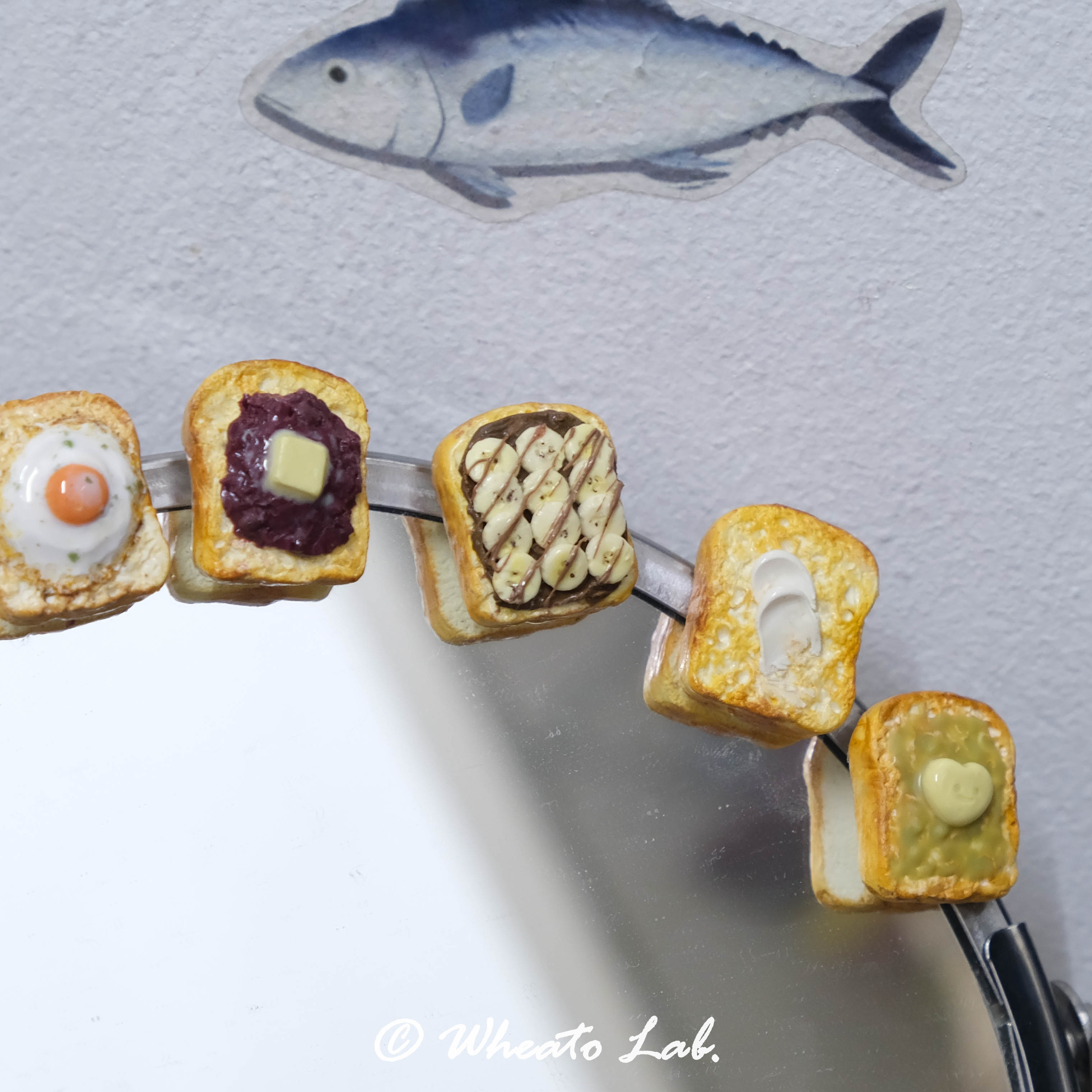 mini Toast Magnets
