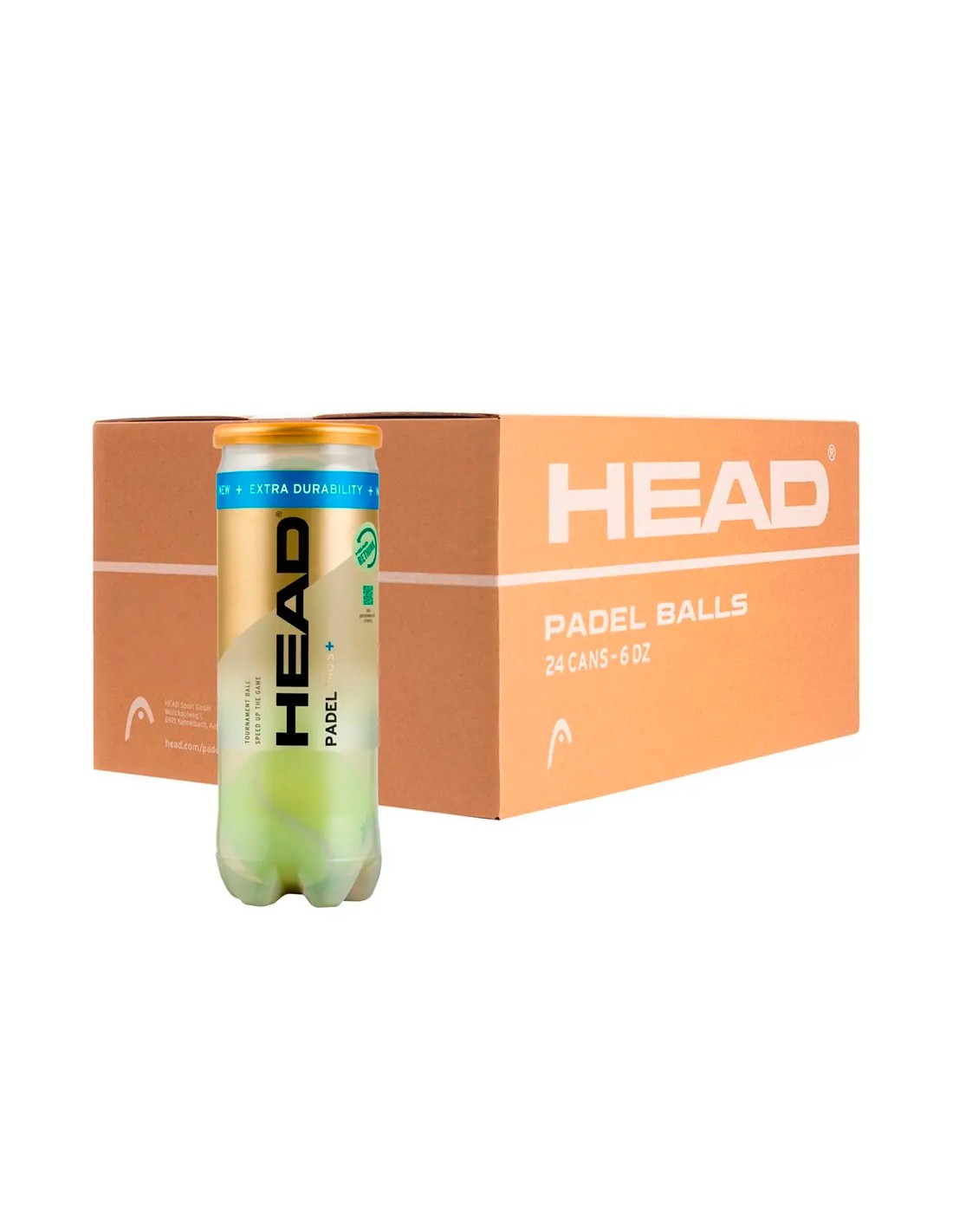 Pack de balles de 24 boites x 3 balles Head Pro S+ - Padel Sénégal