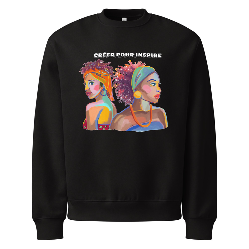 Oversized heavyweight sweatshirt