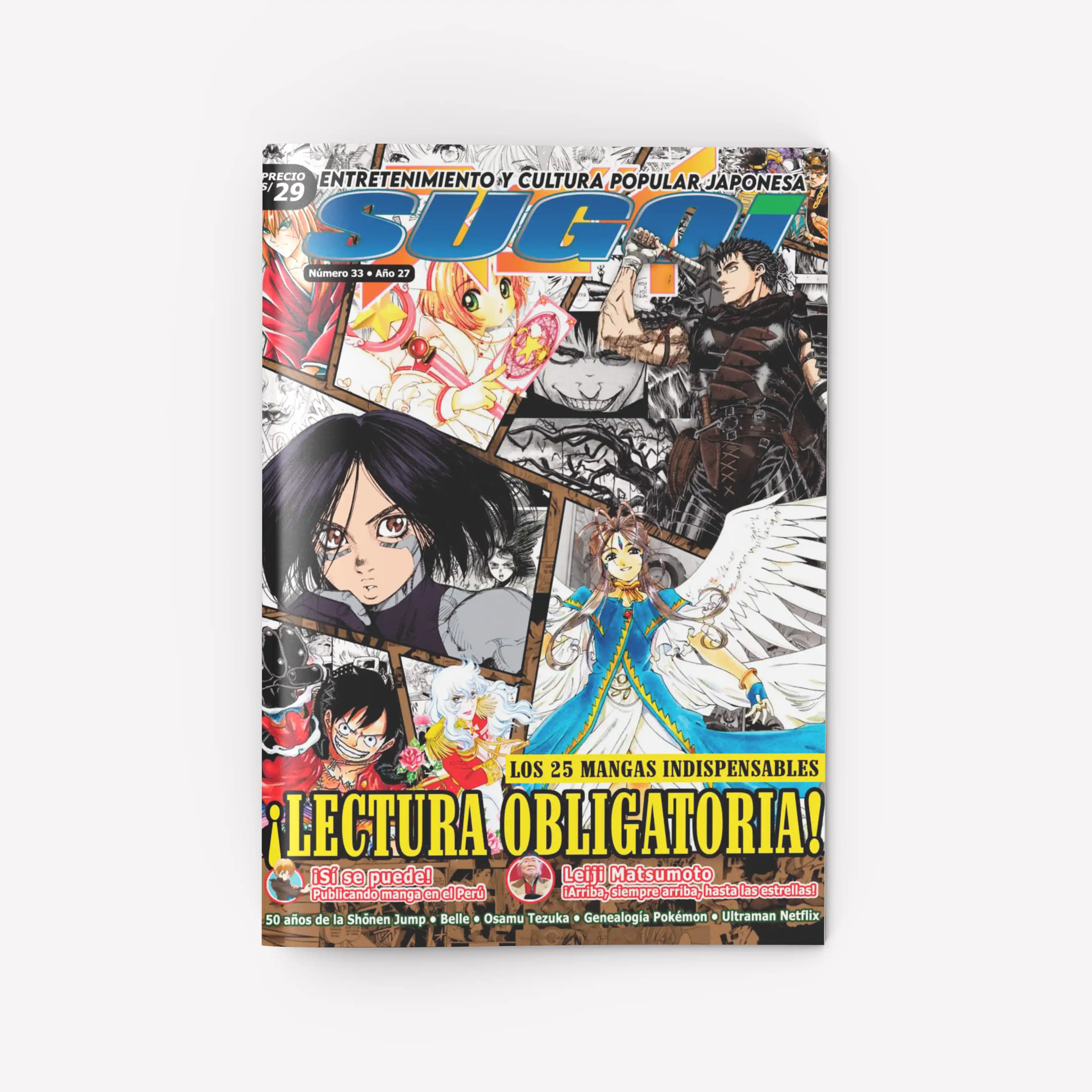 Revista impresa Sugoi 33 + Mangakán 21