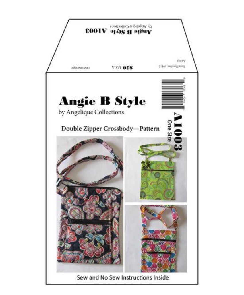 Instant Download | Double Zipper Crossbody Handbag Pattern | Digital Download