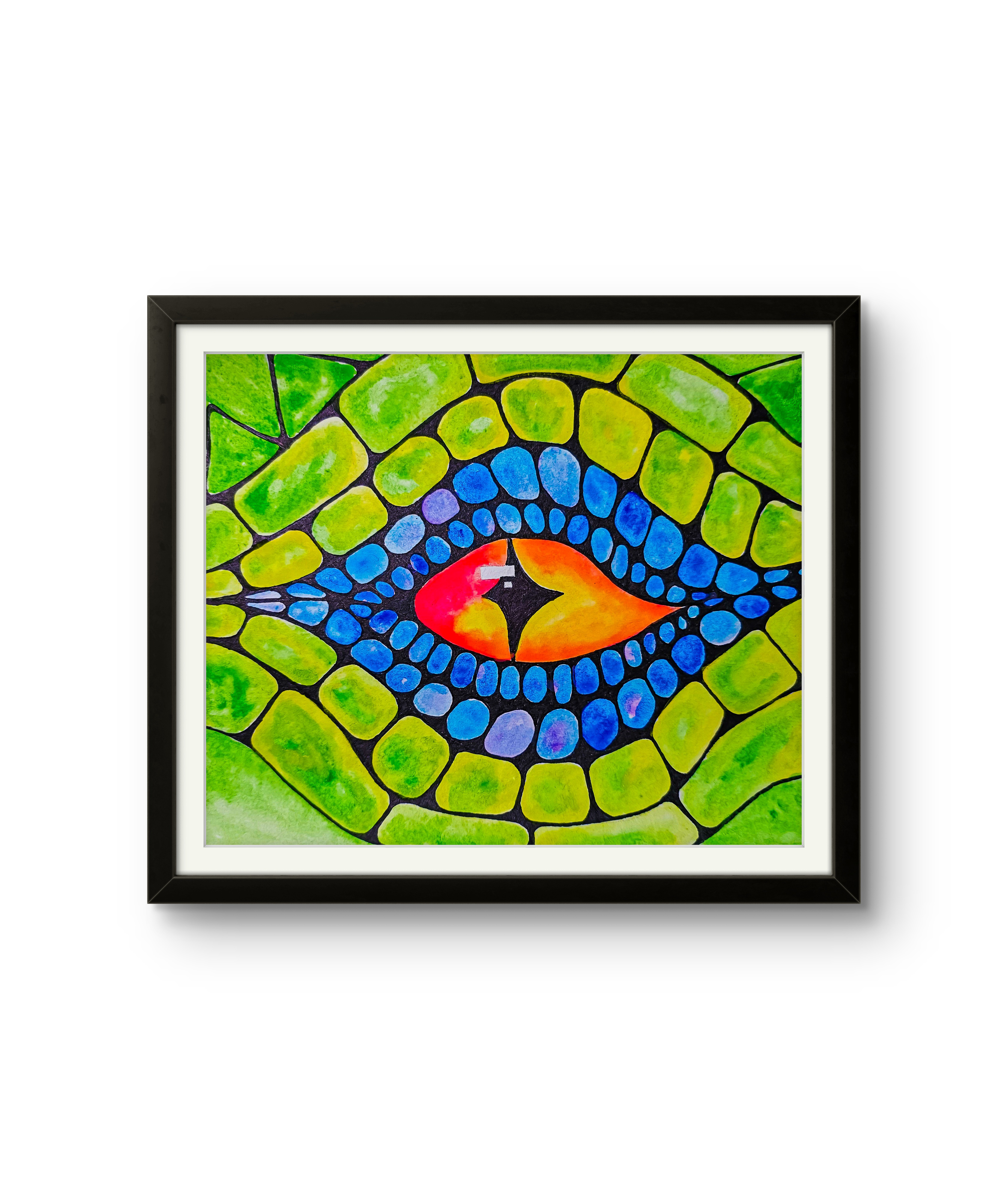 Dragon's Eye Watercolor Art Print