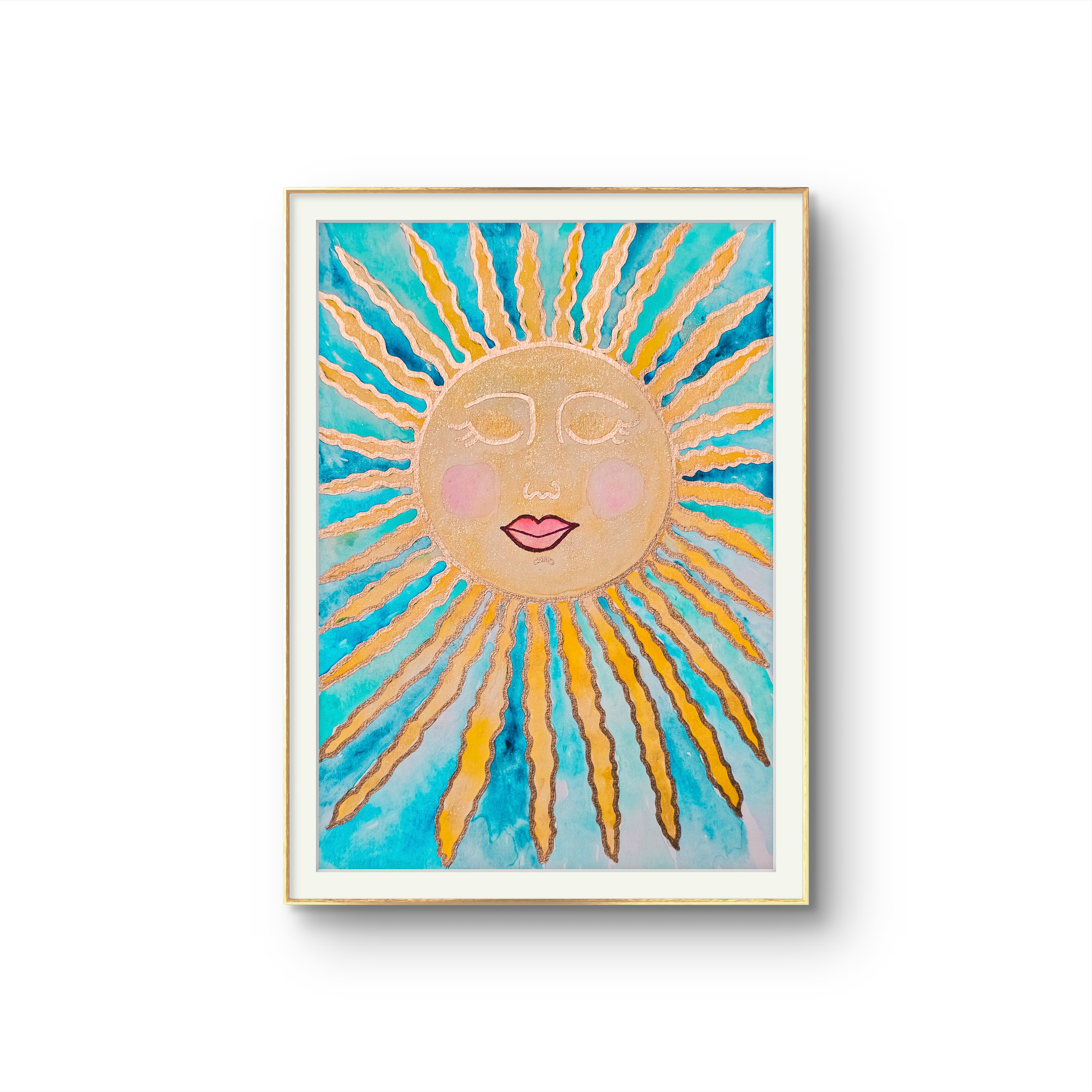 Sunny Watercolor Art Print