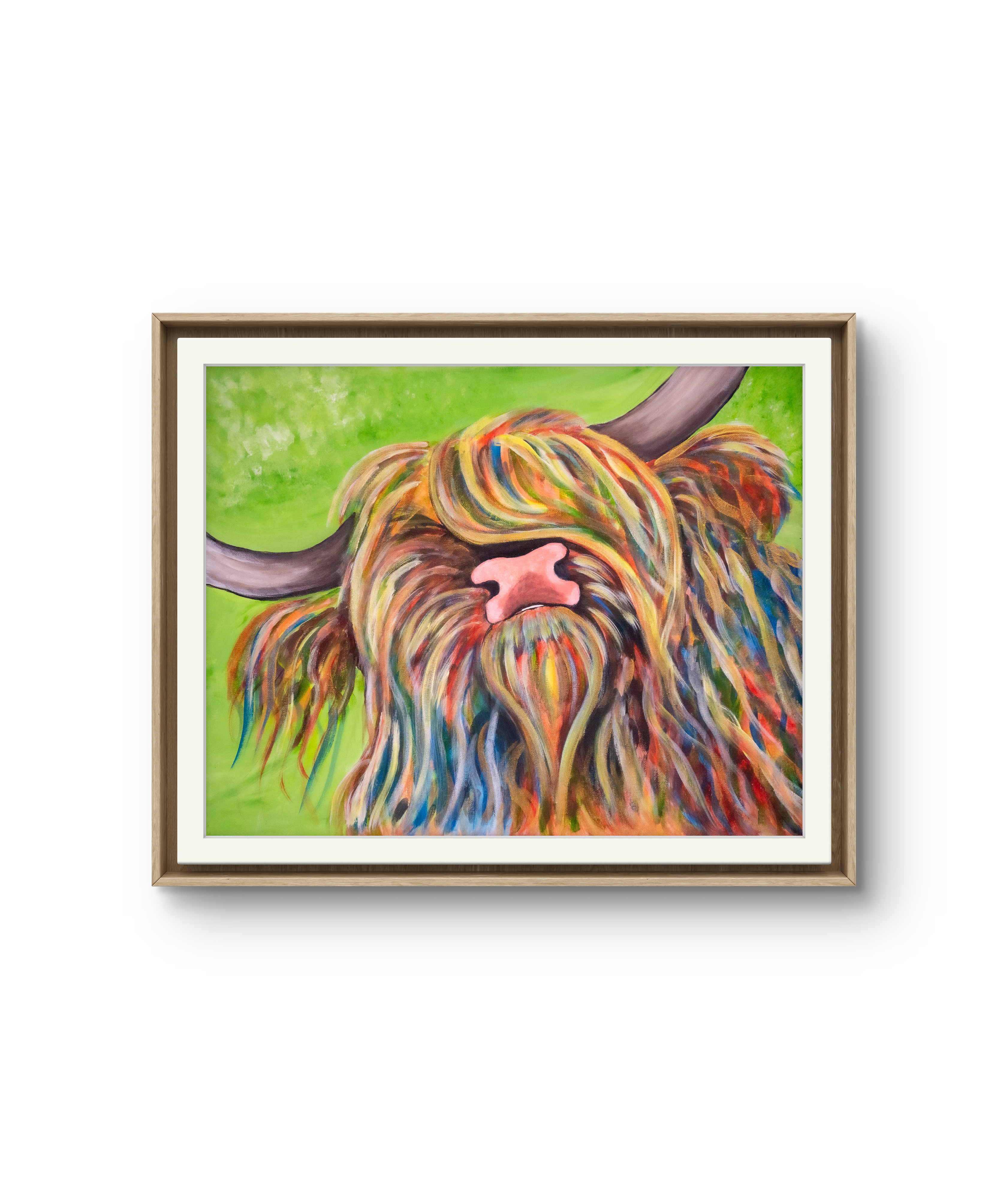 Carl The Cow Art Print