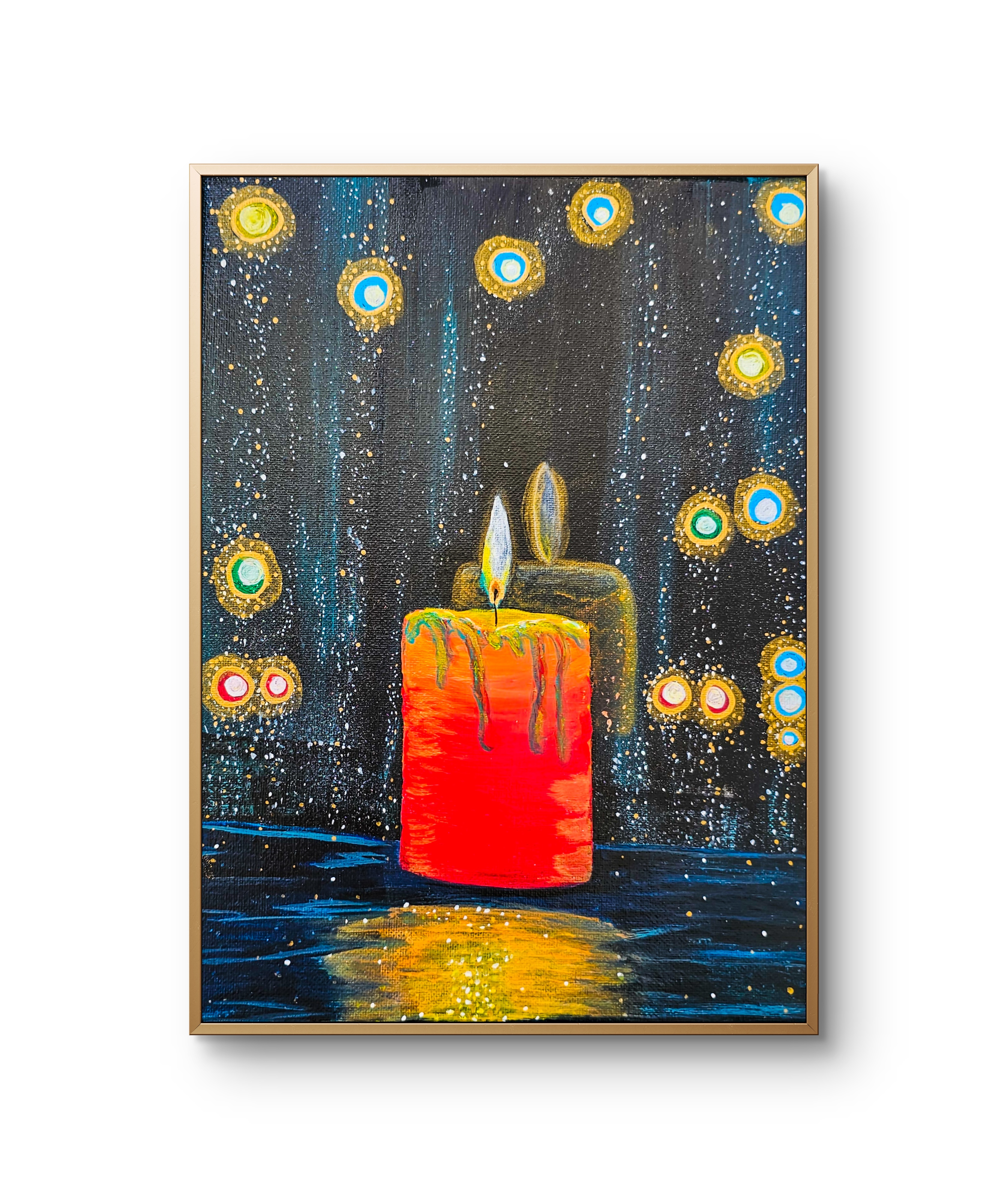 Candlelight Glow Painting