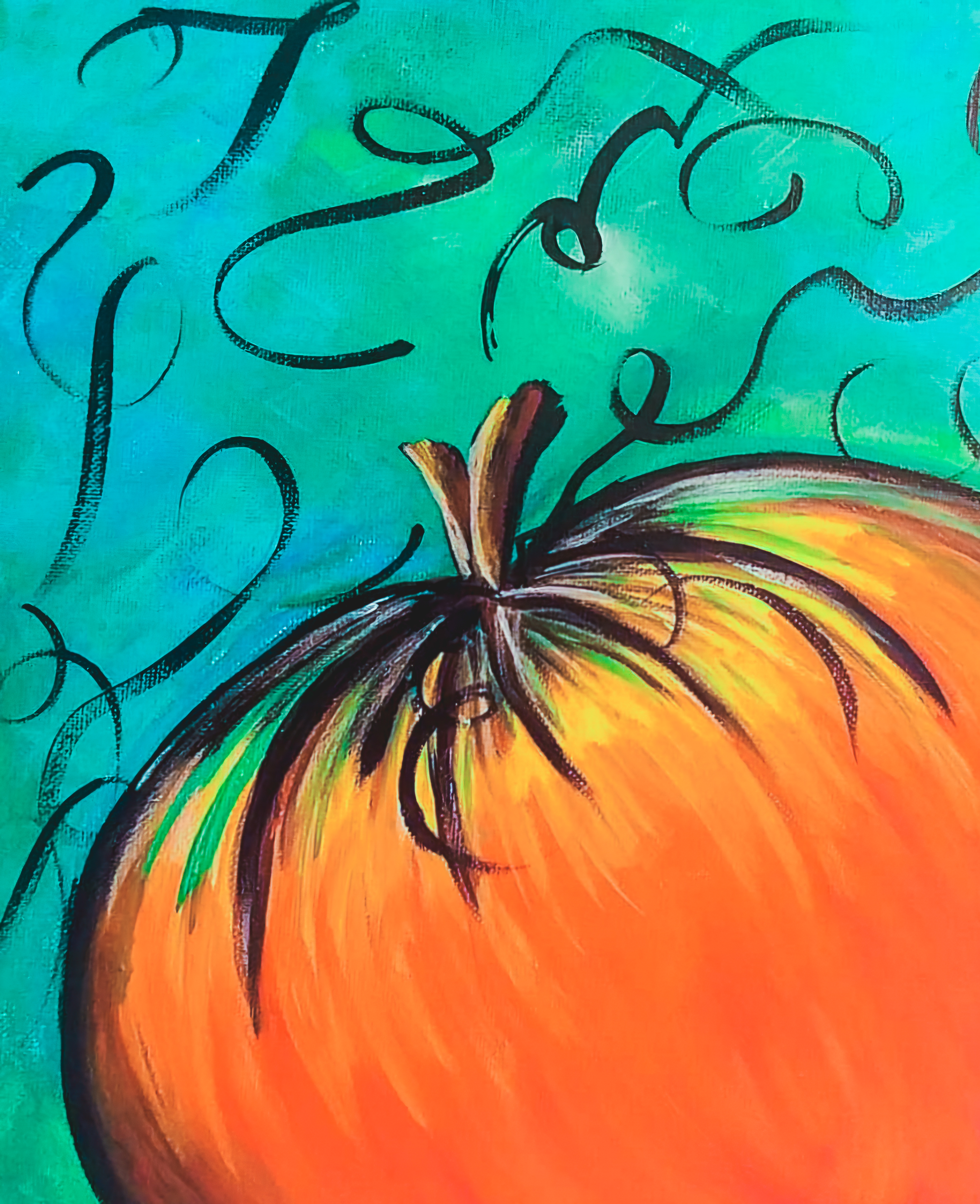 Pumpkin Pizzaz Art Print