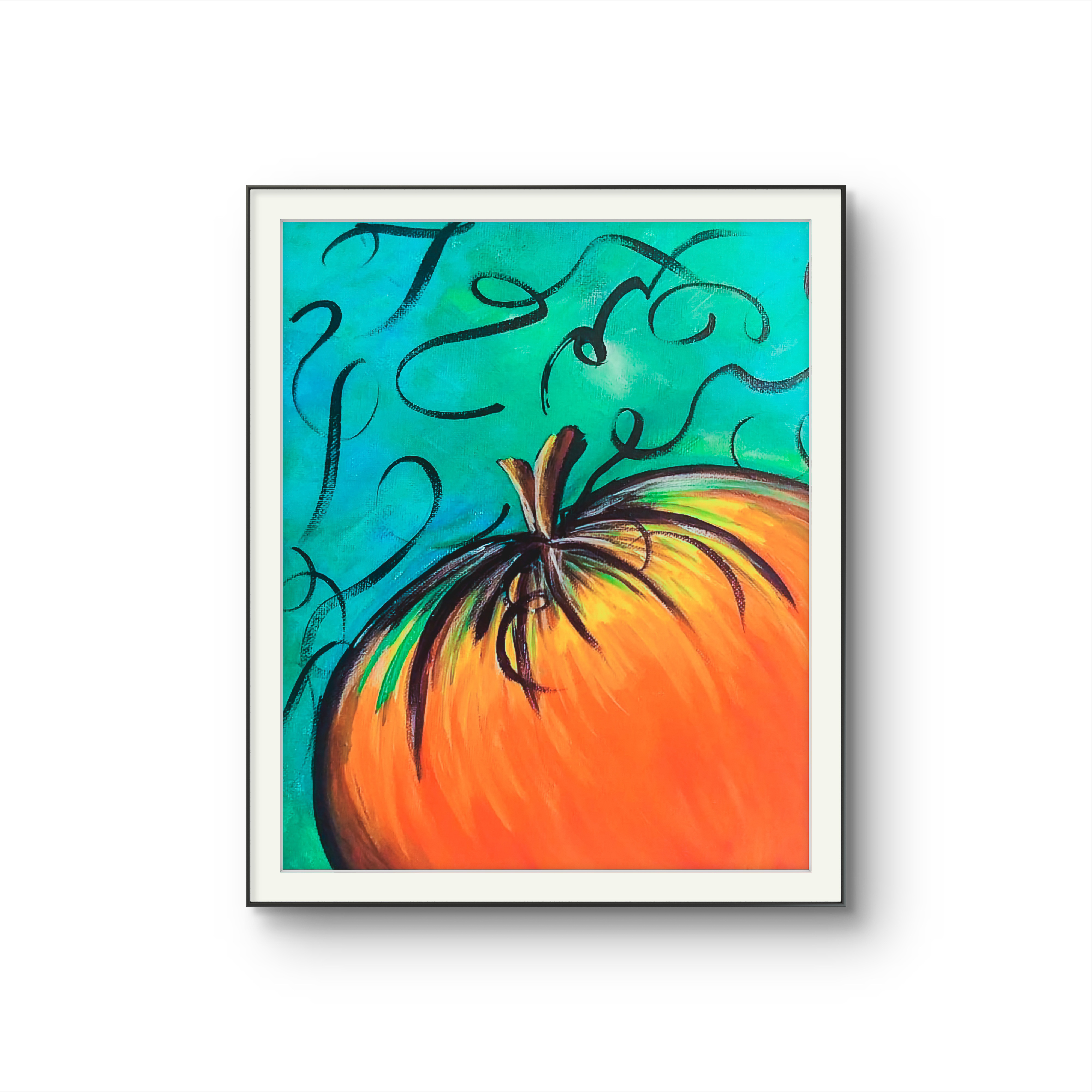 Pumpkin Pizzaz Art Print