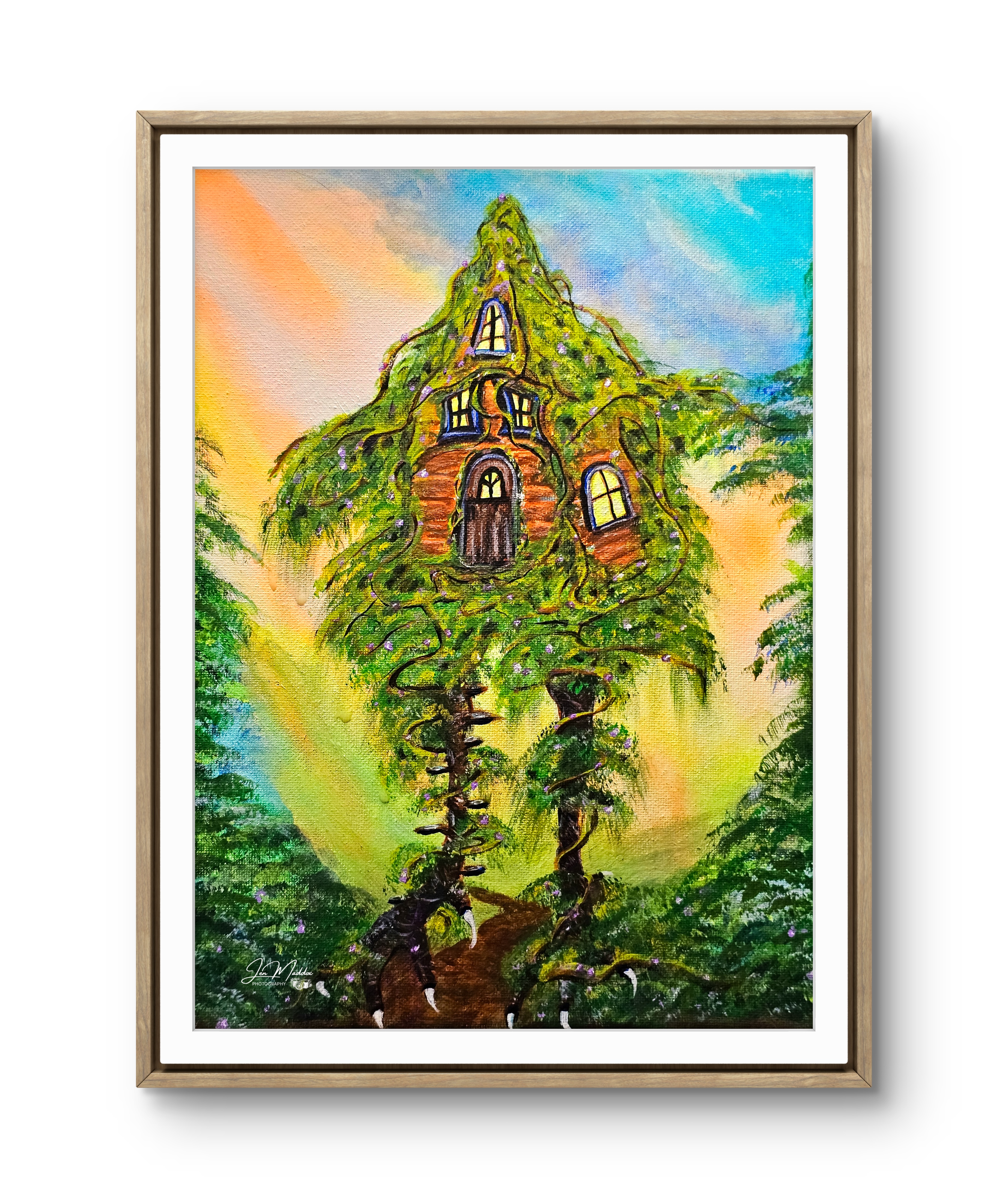 Baba Yaga Hut Art Print