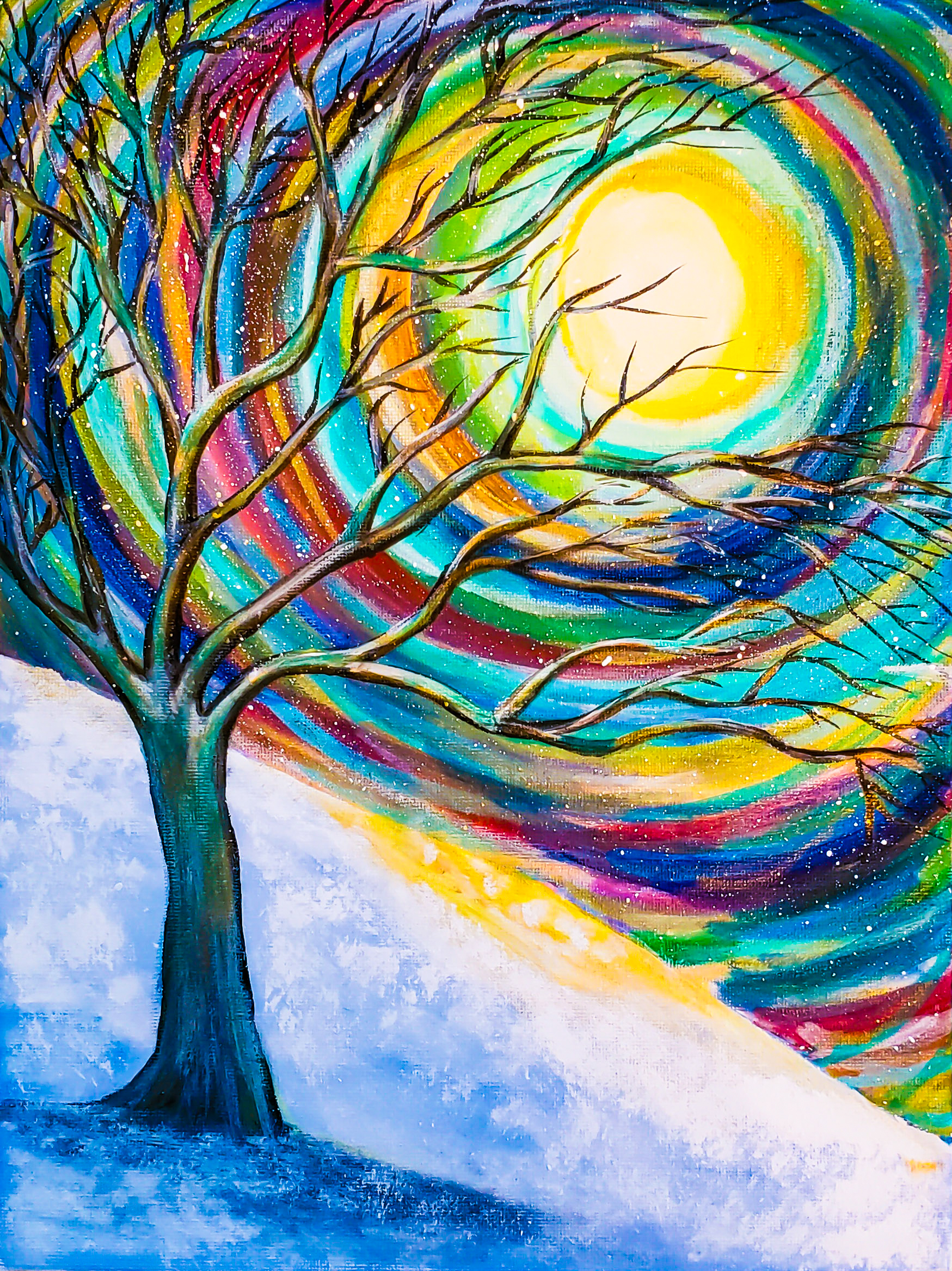 Winter Solstice Sunset Fine Art Print