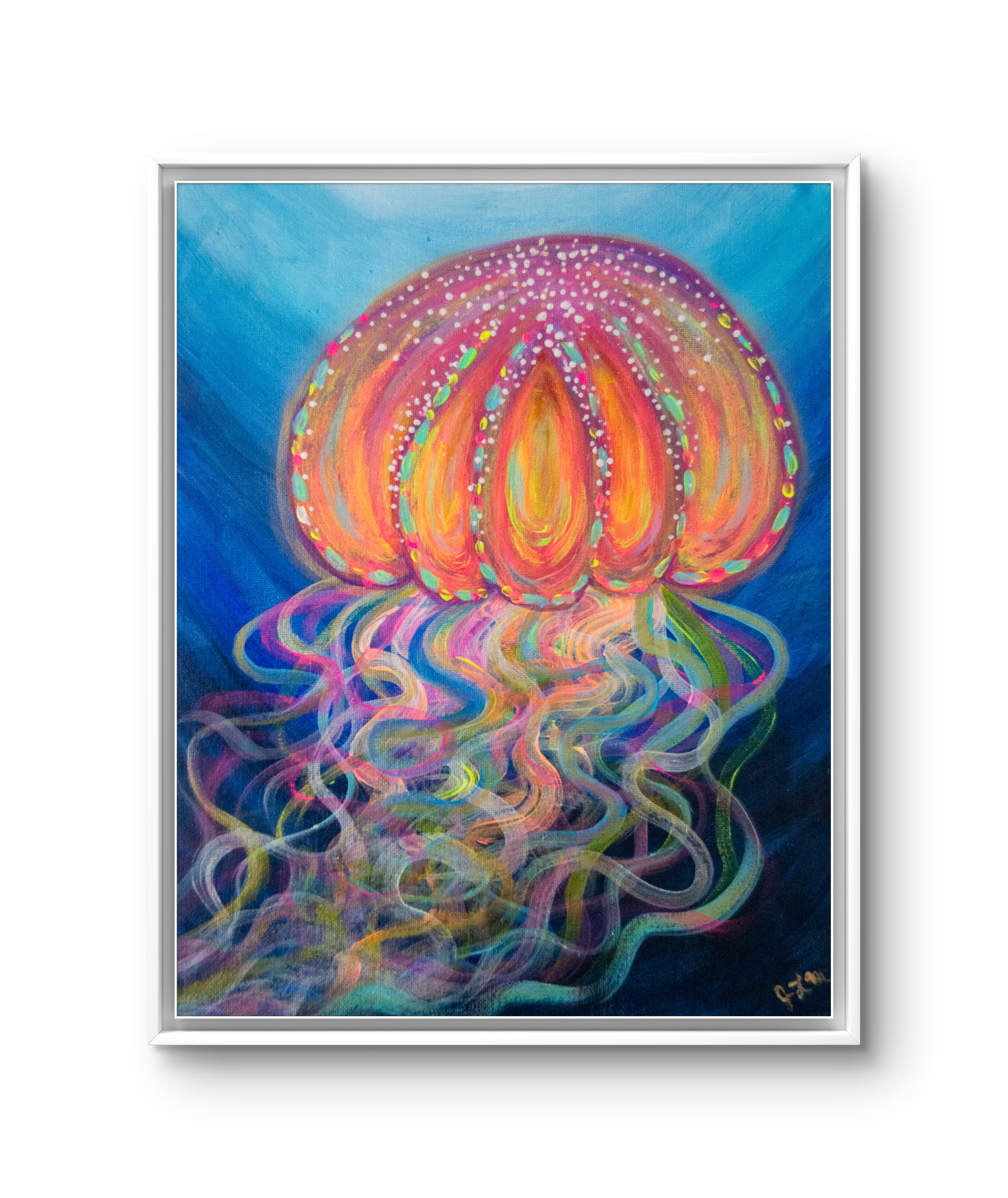 The Joyful Jellyfish Art Print